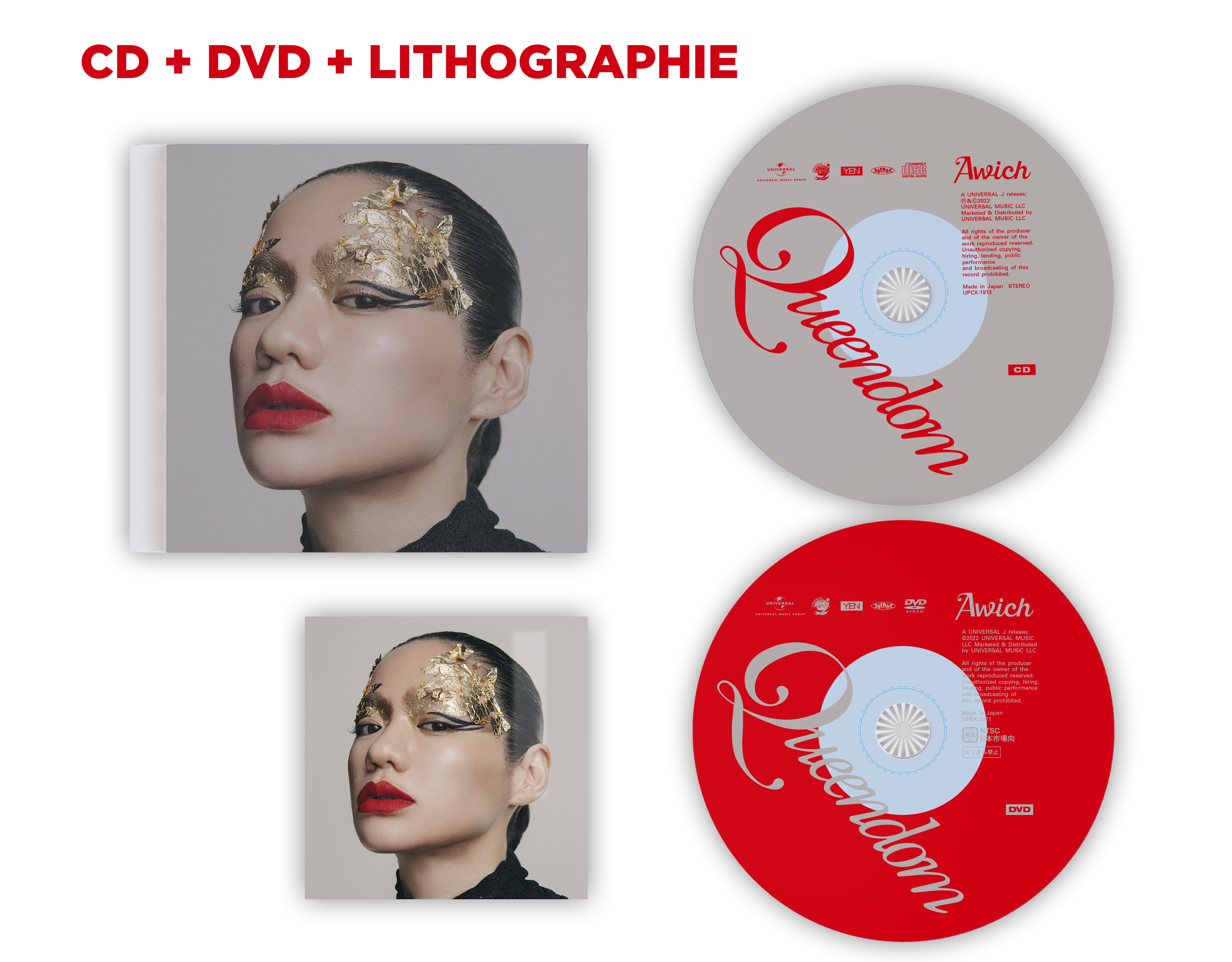 Awich - Queendom - Pack CD + DVD + Litho