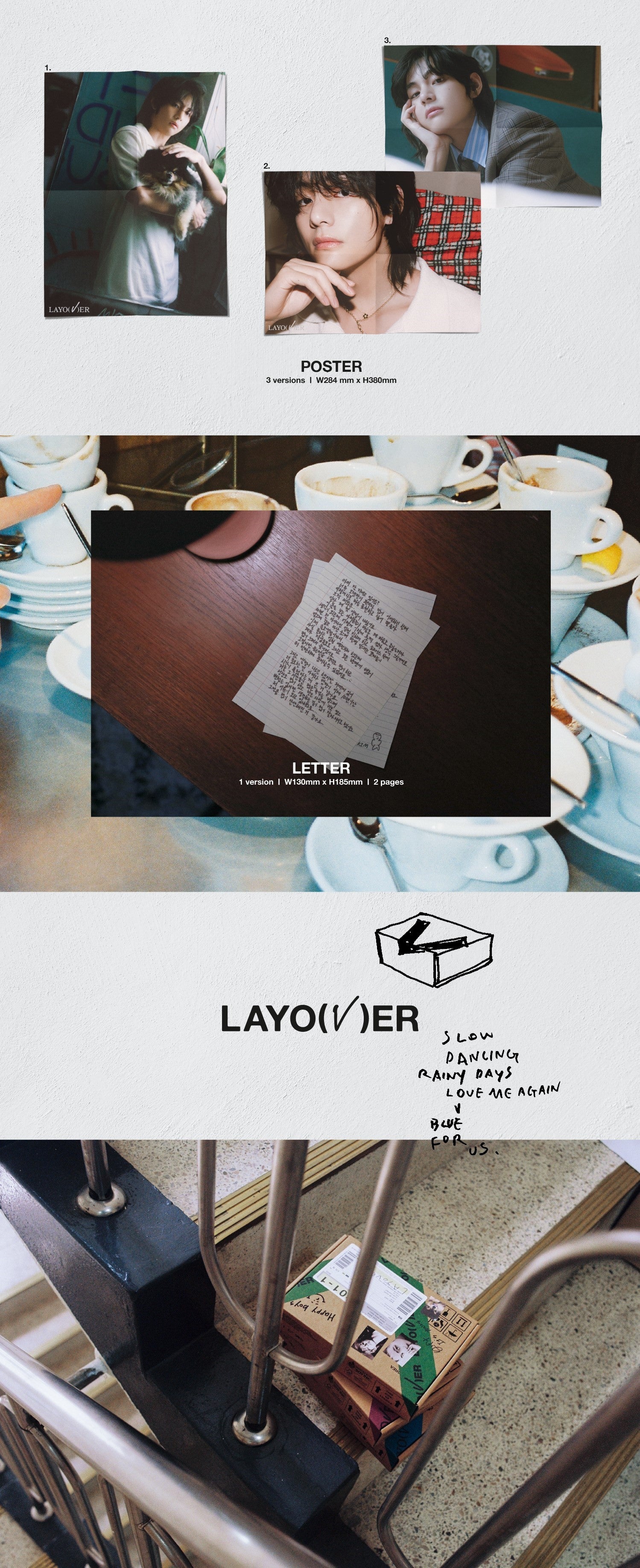 V (BTS) - Layover (Standard Version B) - CD + Goodies