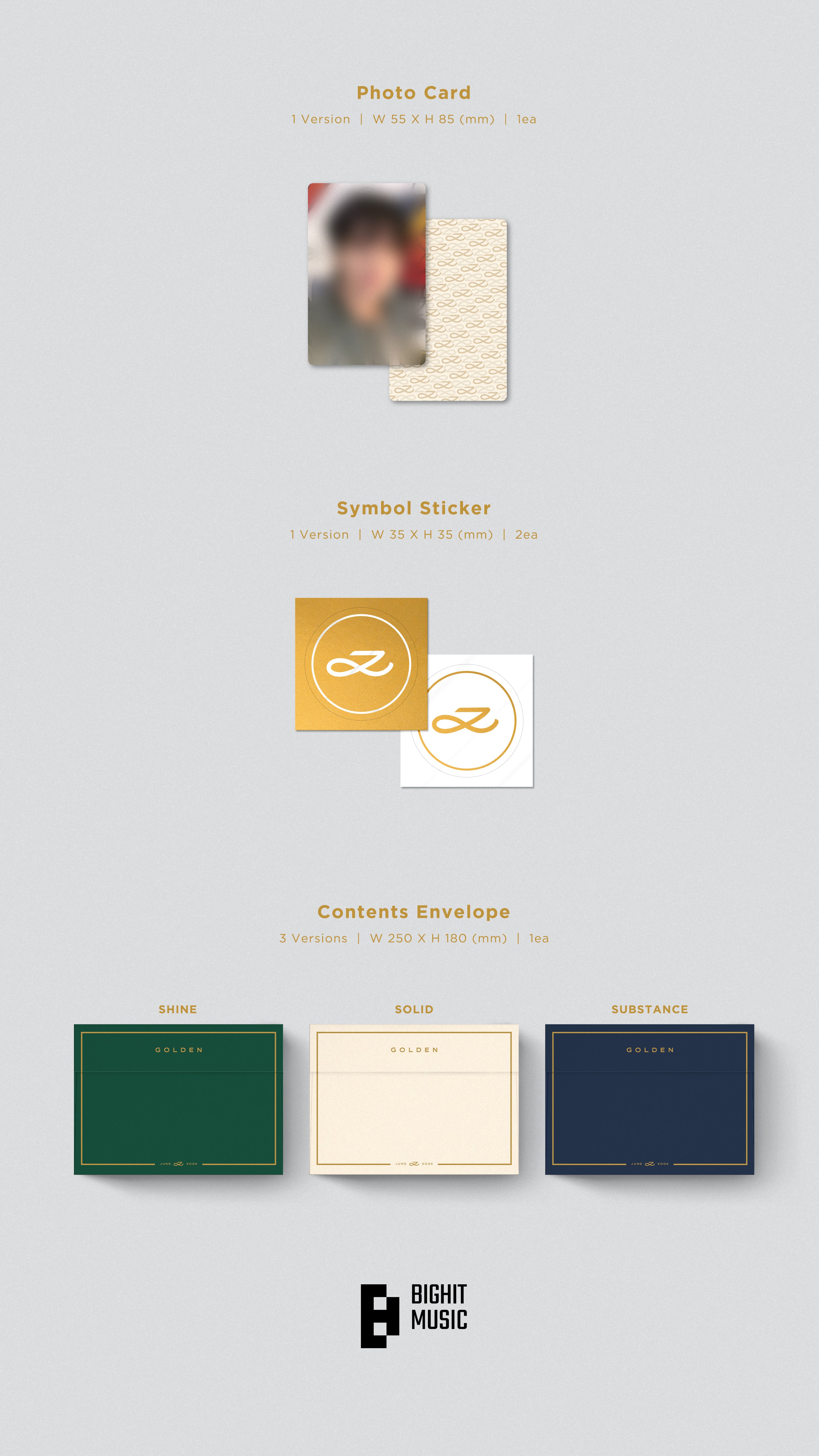 Jung Kook (BTS)- Golden : Substance - CD + Goodies