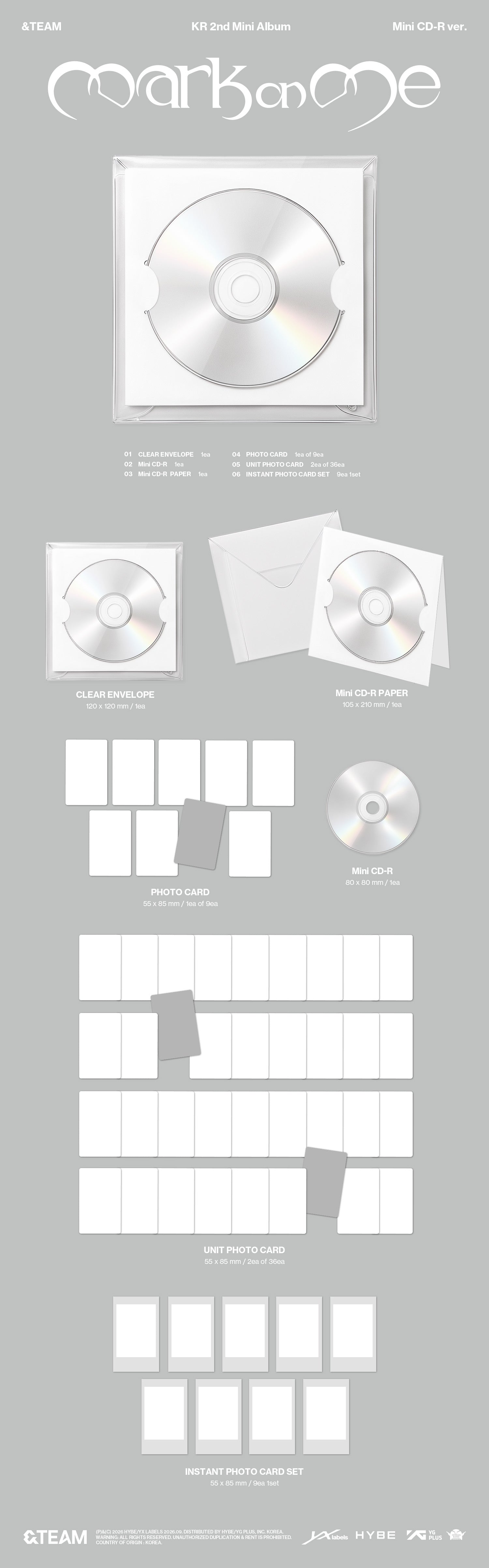 &TEAM - Mark On Me (Mini-CD ver.)