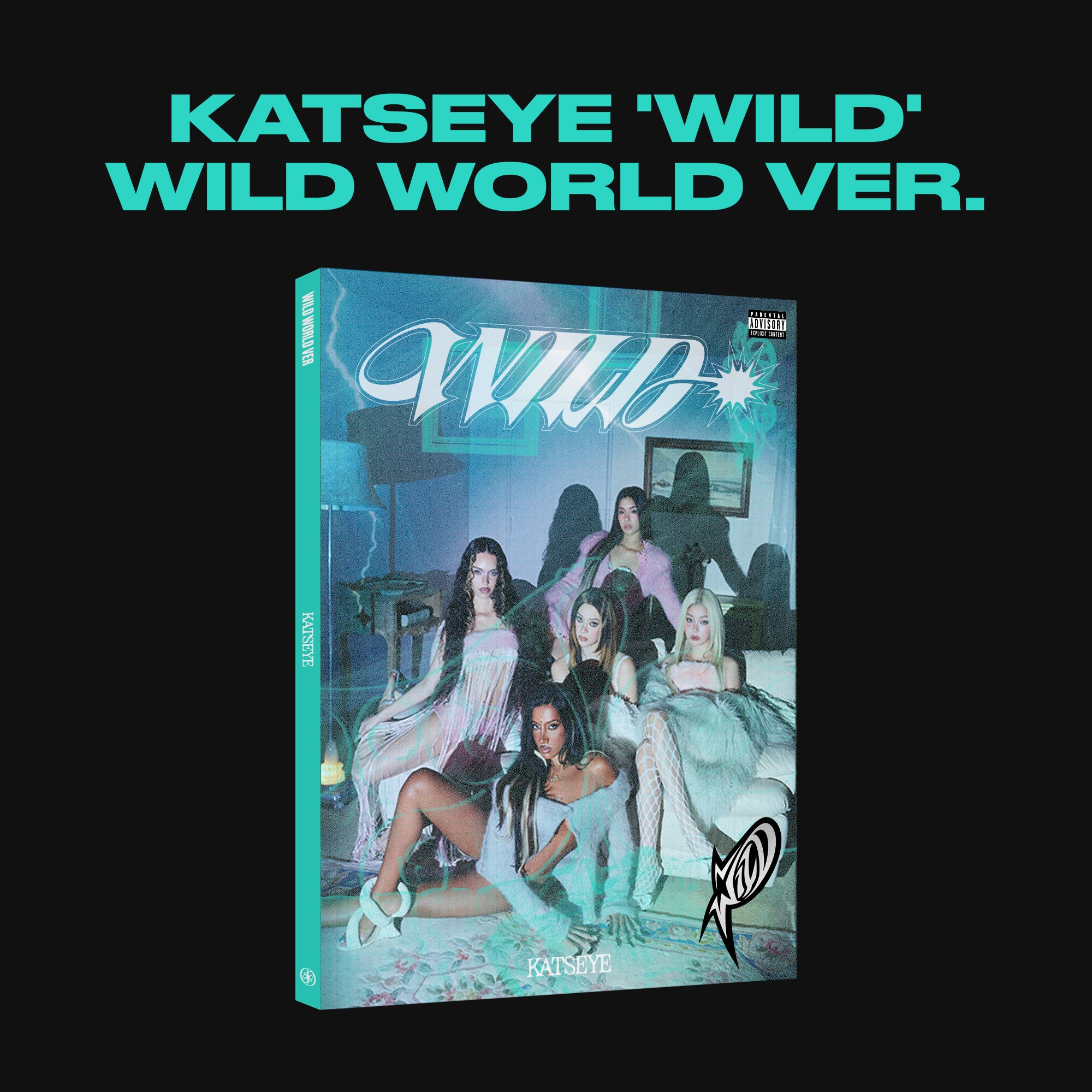 KATSEYE - WILD - Wild world ver. - CD + Artcard dédicacée