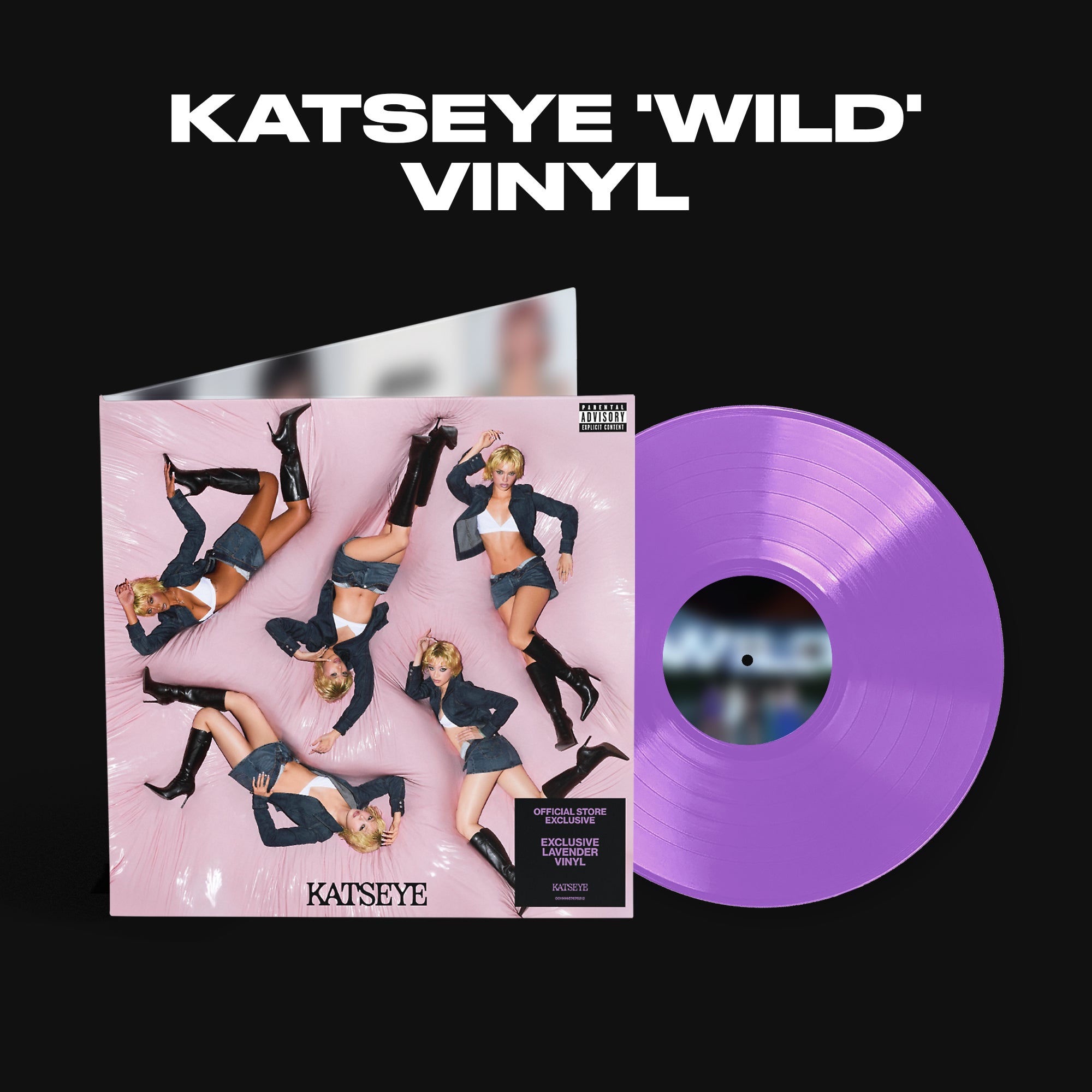 KATSEYE - WILD - Vinyle Exclusivité store + Artcard dédicacée