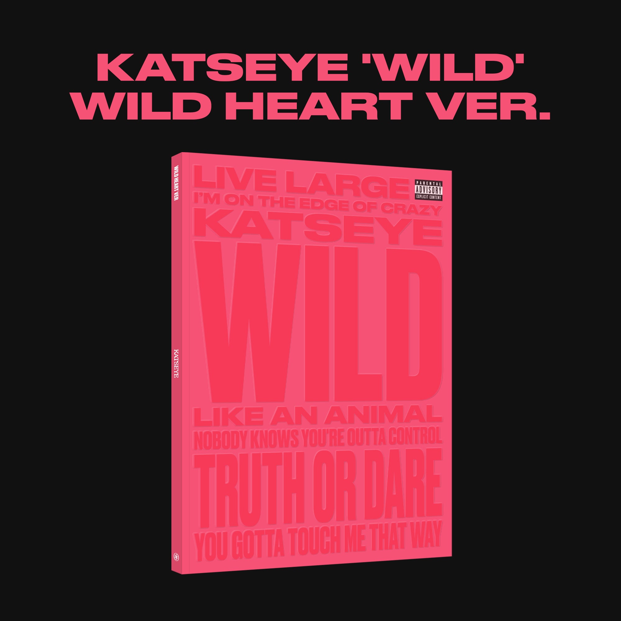 KATSEYE - WILD - Wild heart ver. - CD + Artcard dédicacée
