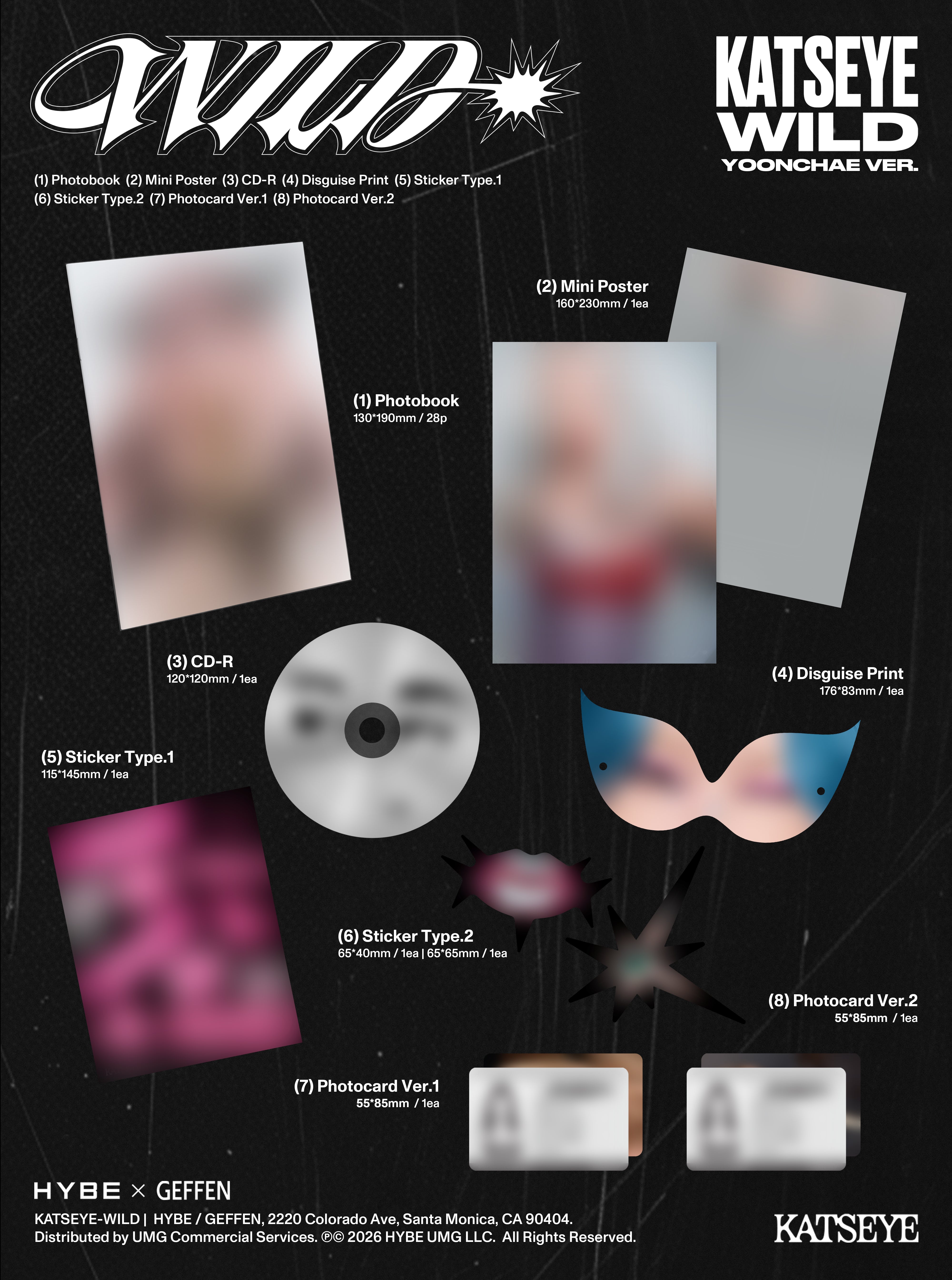 KATSEYE - WILD (Yoonchae ver.) - CD