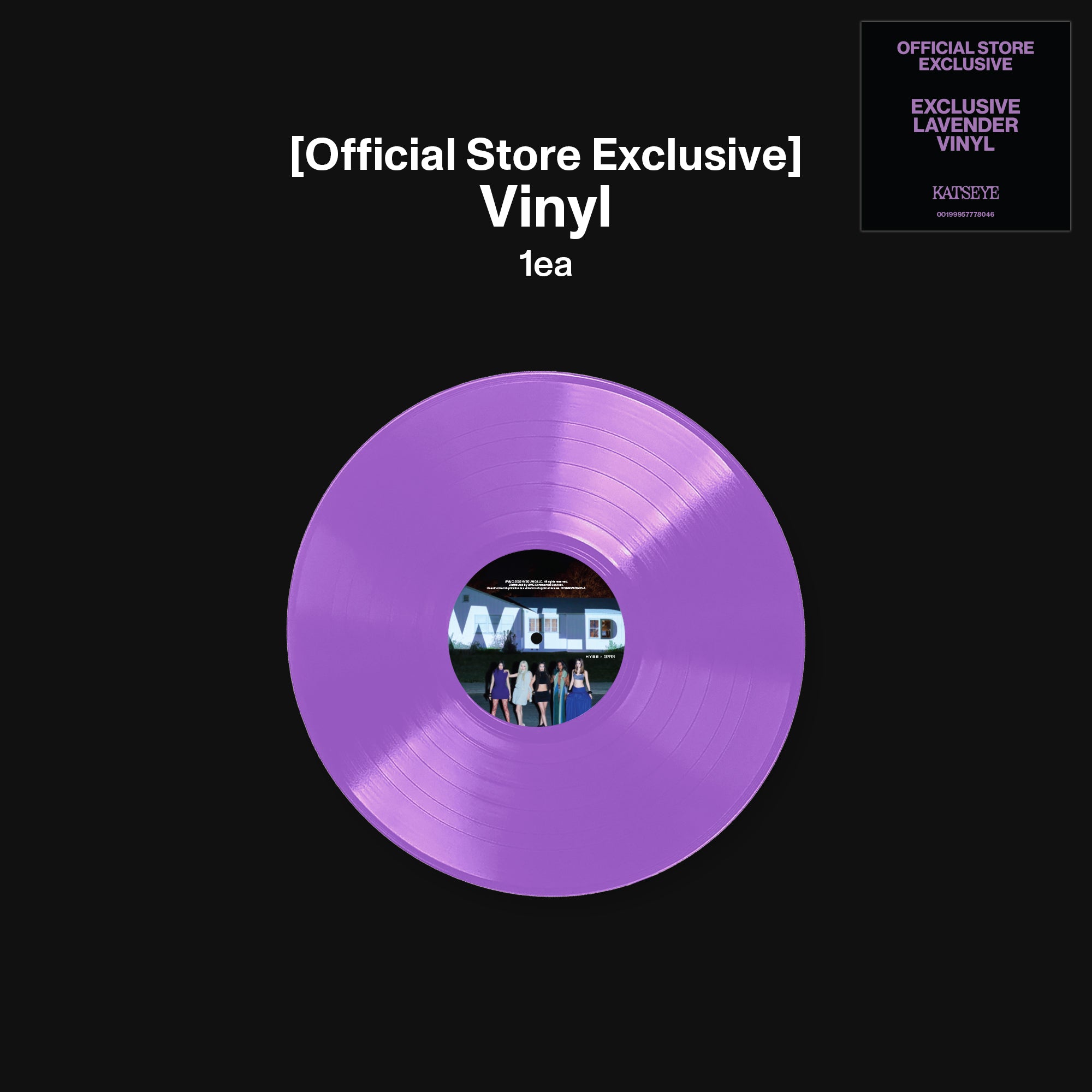 KATSEYE - WILD - Vinyle Exclusivité store + Artcard dédicacée