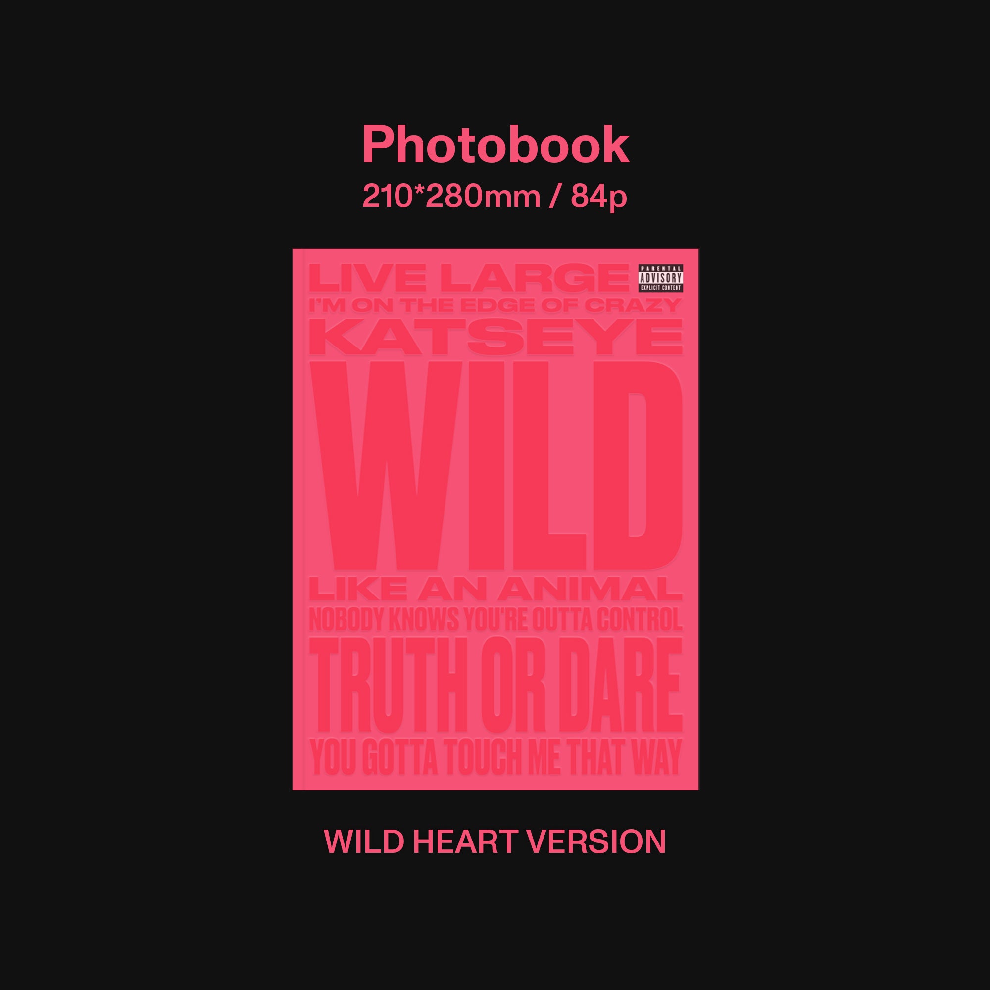KATSEYE - WILD - Wild heart ver. - CD