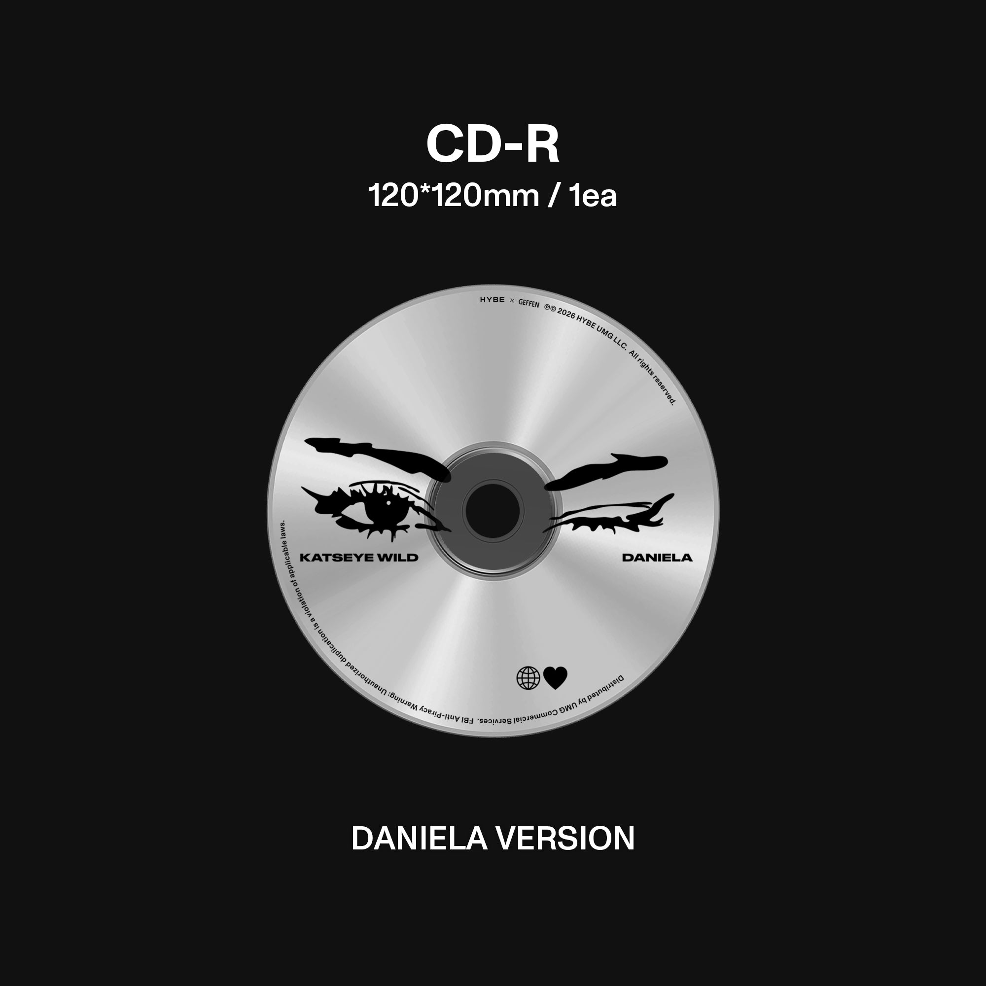 KATSEYE - WILD (Daniela ver.) - CD