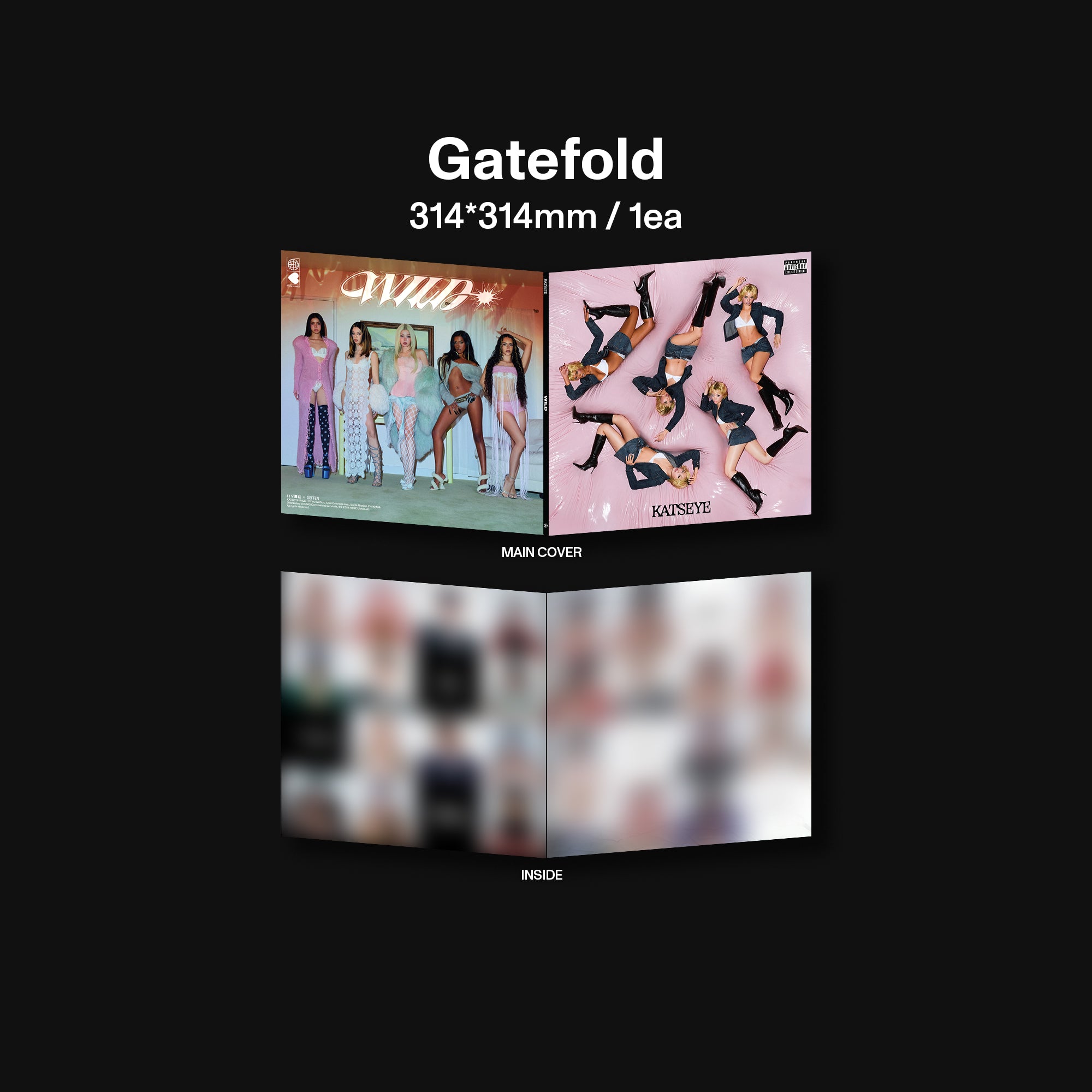 KATSEYE - WILD - Vinyle Exclusivité store + Artcard dédicacée