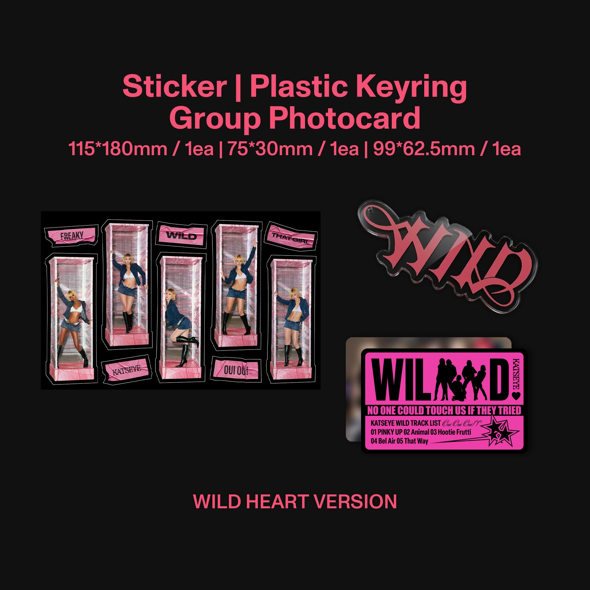 KATSEYE - WILD - Wild heart ver. - CD Exclusivité store