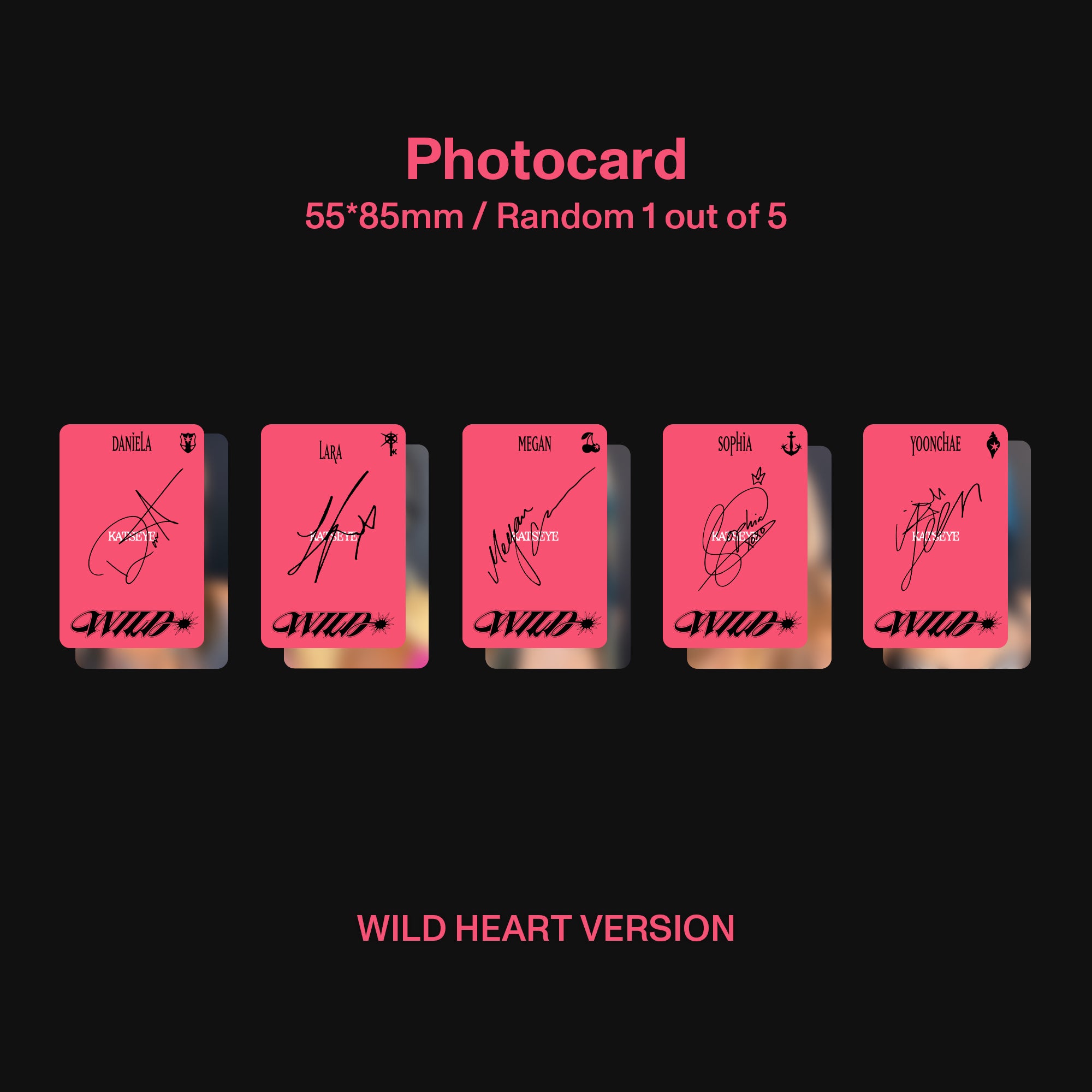 KATSEYE - WILD - Wild heart ver. - CD