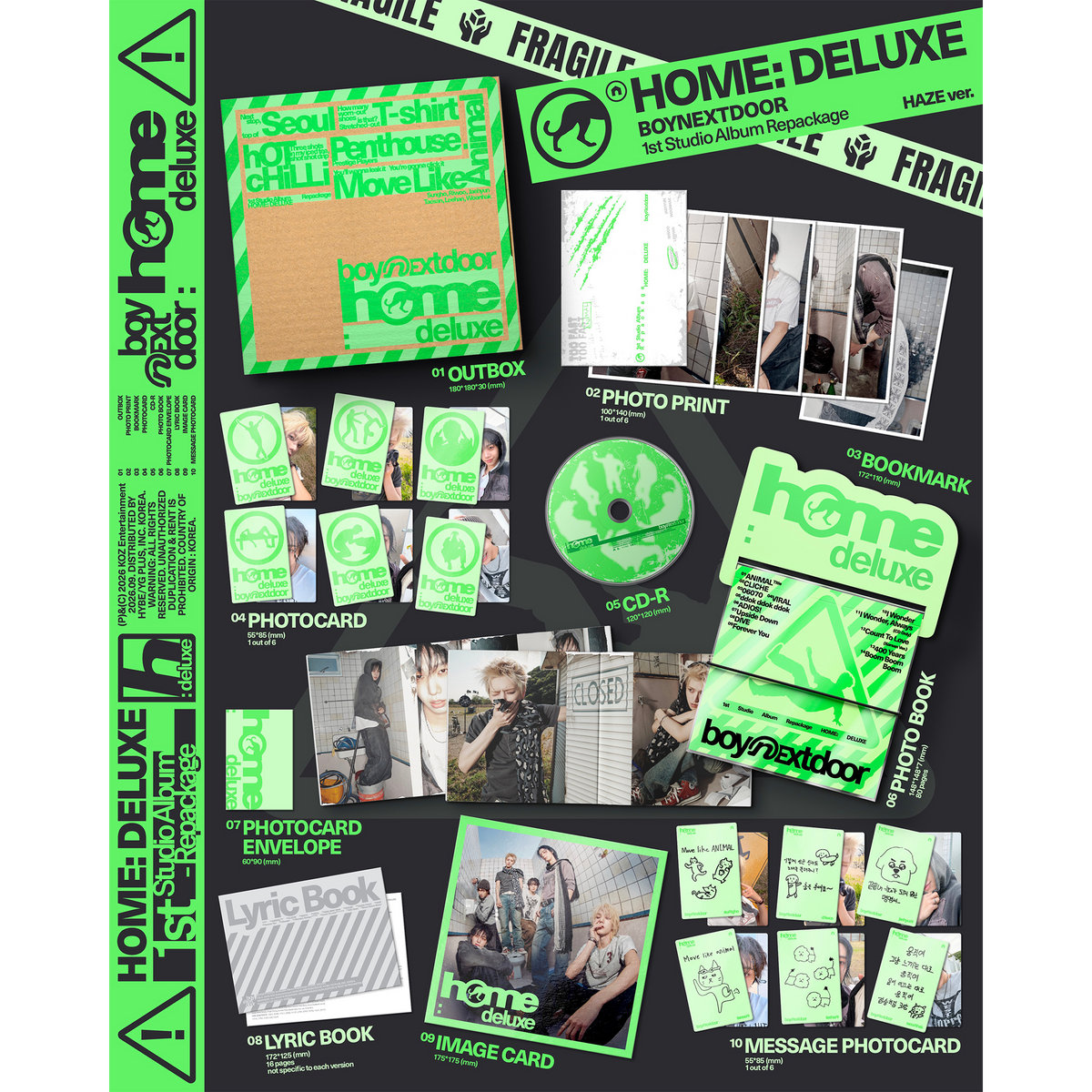 BOYNEXTDOOR - HOME: DELUXE (HAZE Ver.)