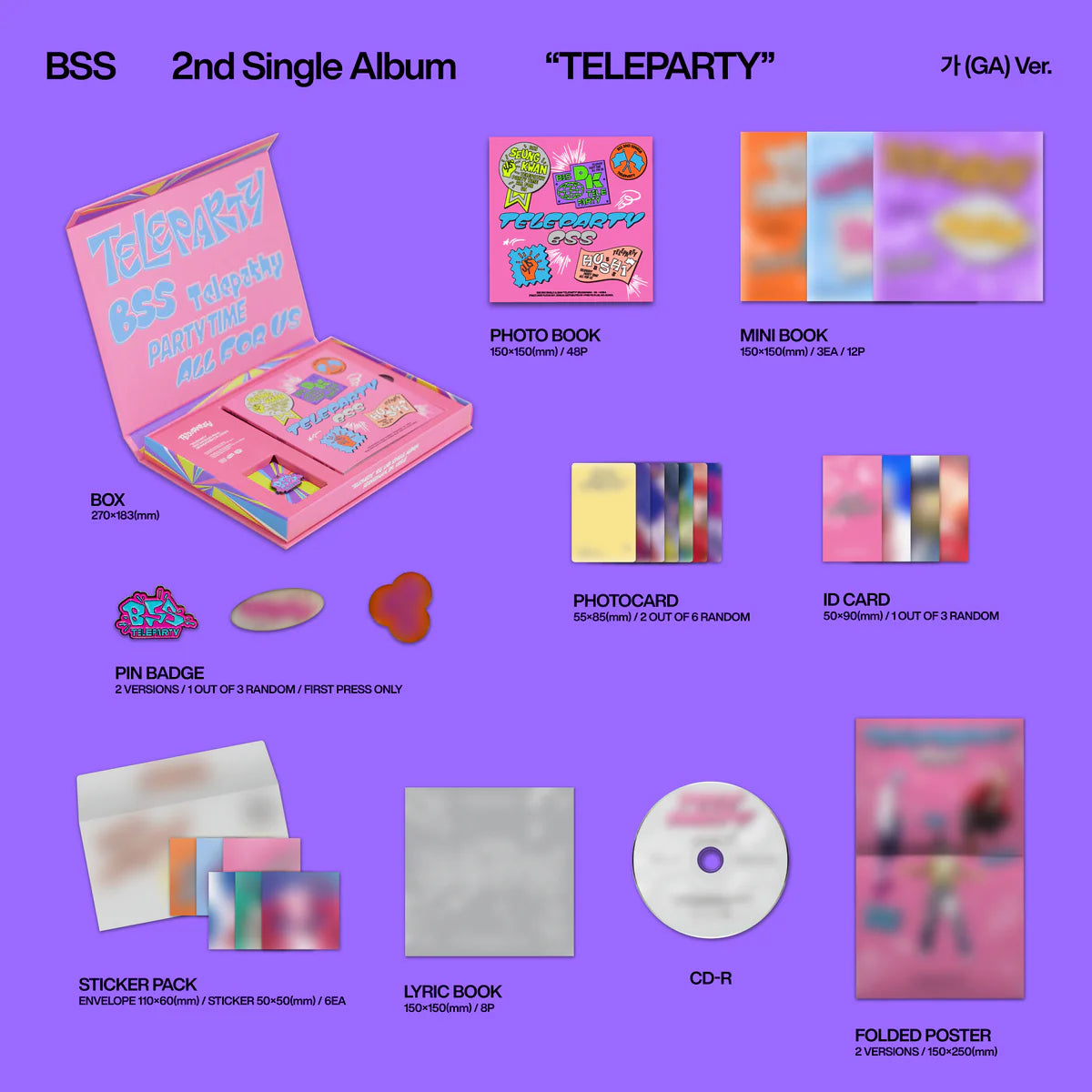 BSS - 2nd Single Album 'Teleparty' (GA Ver.)