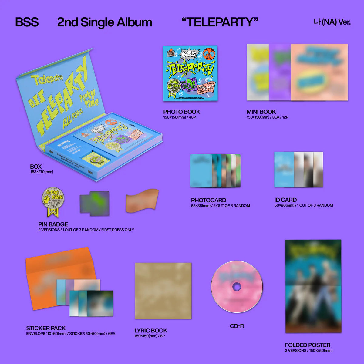 BSS - 2nd Single Album 'Teleparty' (NA Ver.)