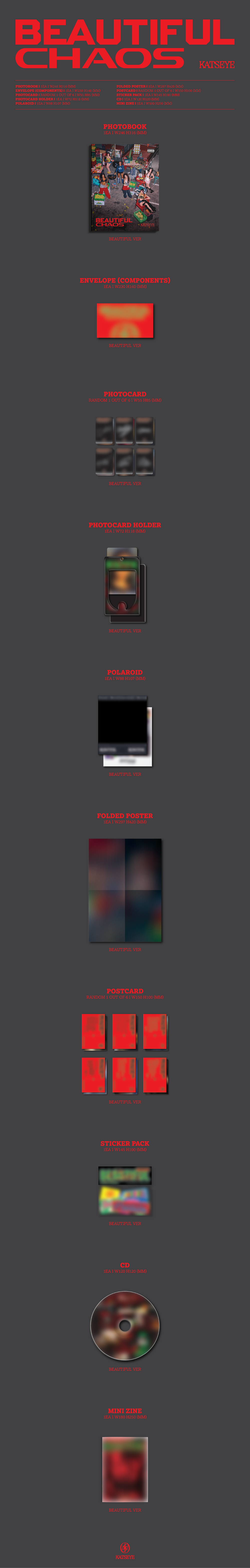 KATSEYE - Beautiful Chaos (Beautiful Ver.) - Store Exclusive