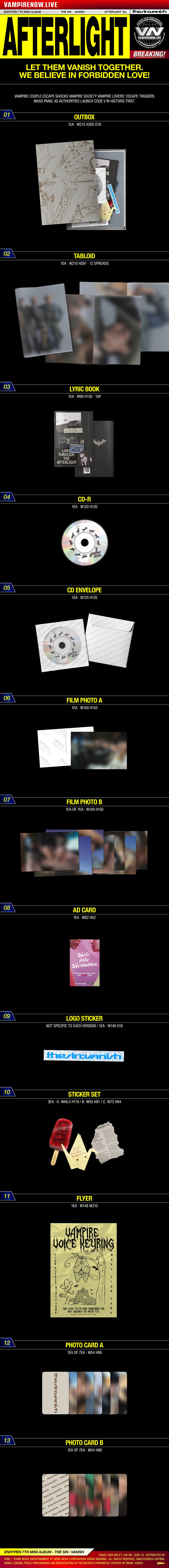 ENHYPEN - THE SIN : VANISH (AFTERLIGHT Ver.)