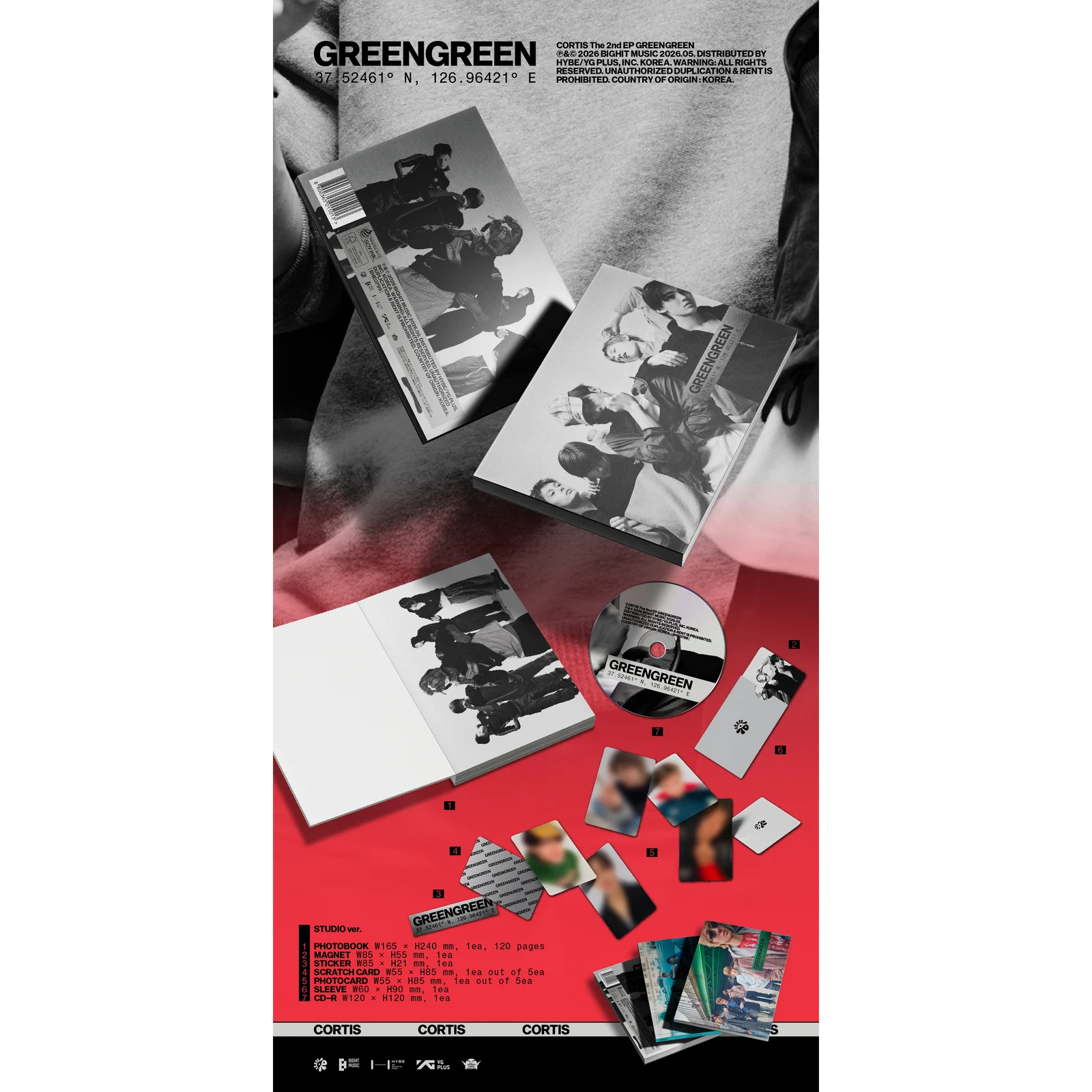 CORTIS - The 2nd EP 'GREENGREEN' (STUDIO ver.)