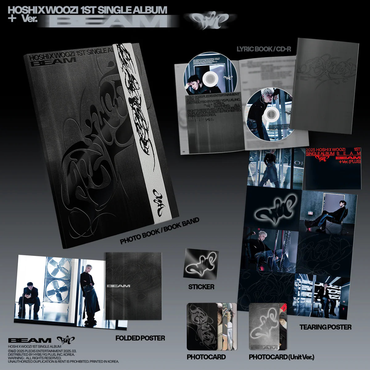 HOSHI X WOOZI - 1st Single Album 'BEAM' (+ (plus) Ver.)