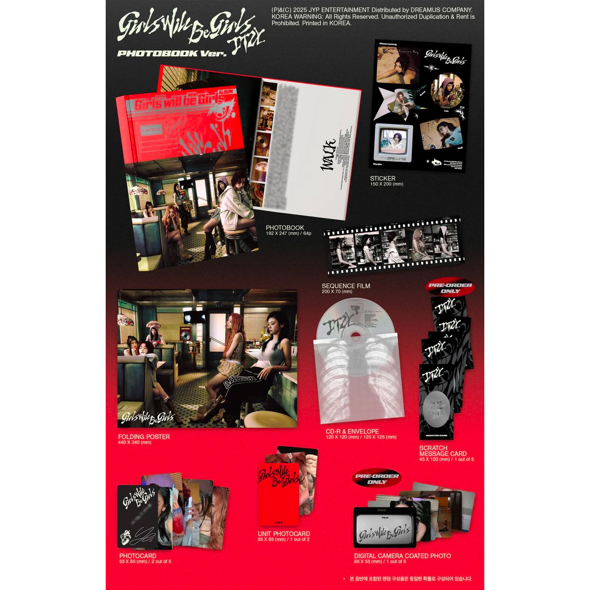 ITZY - Girls Will Be Girls (PHOTOBOOK Ver.)