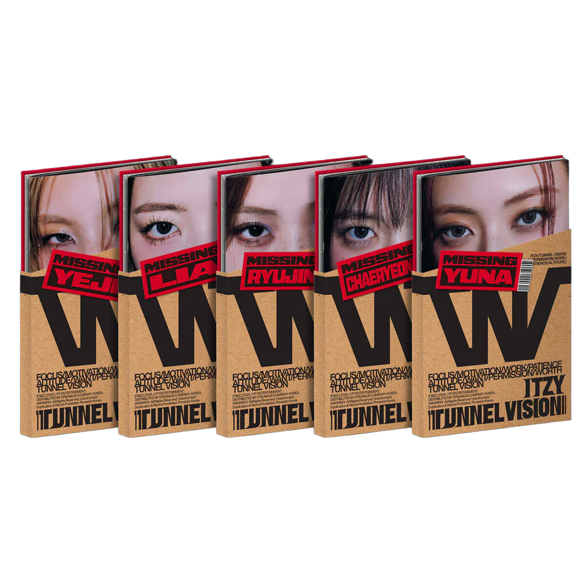 ITZY - TUNNEL VISION - MEMBER VERSION