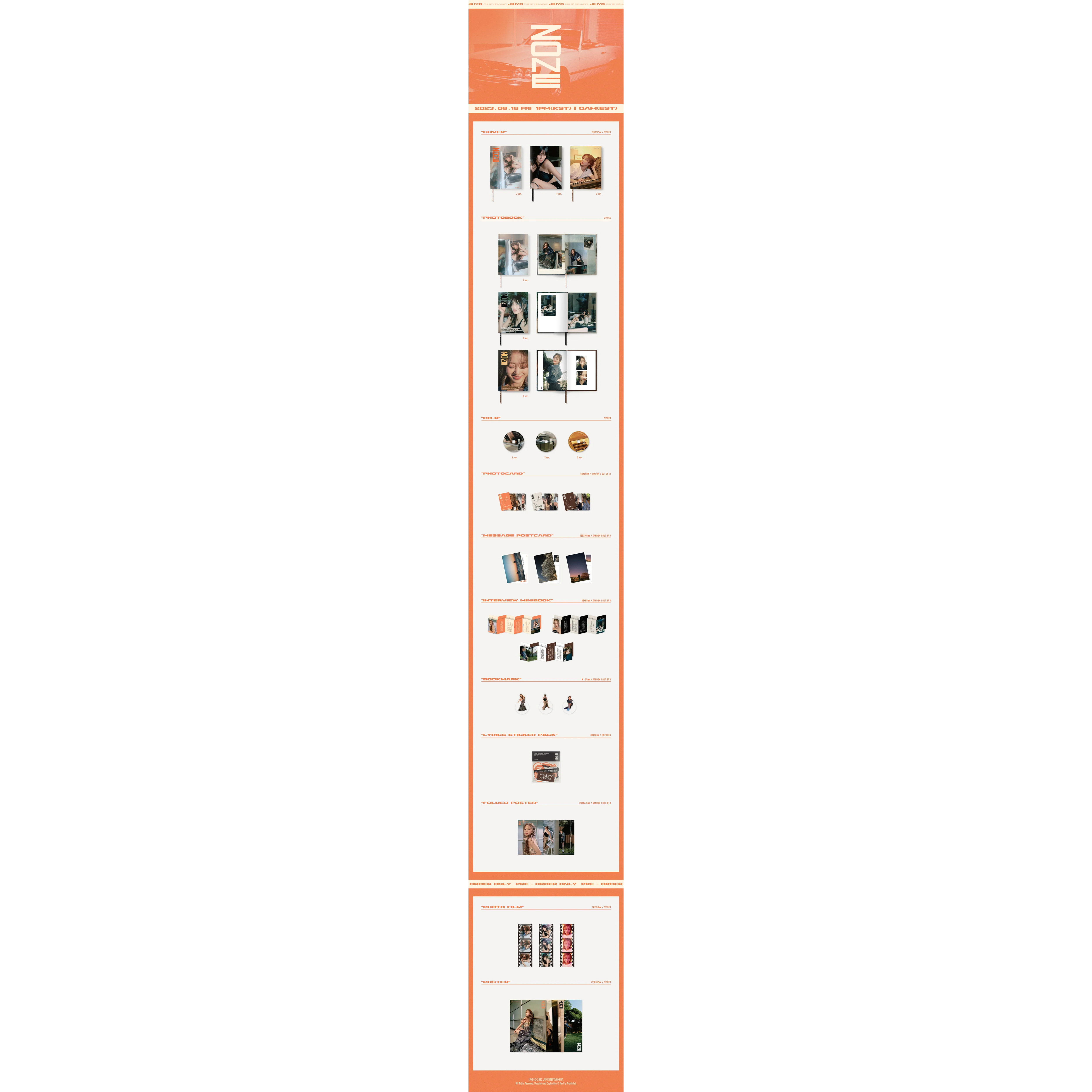 JIHYO - The 1st Mini Album 'ZONE' (O Ver.)