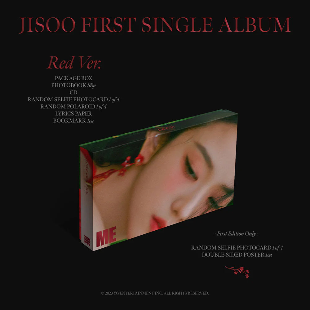Jisoo - First Single Album Photobook (Red)