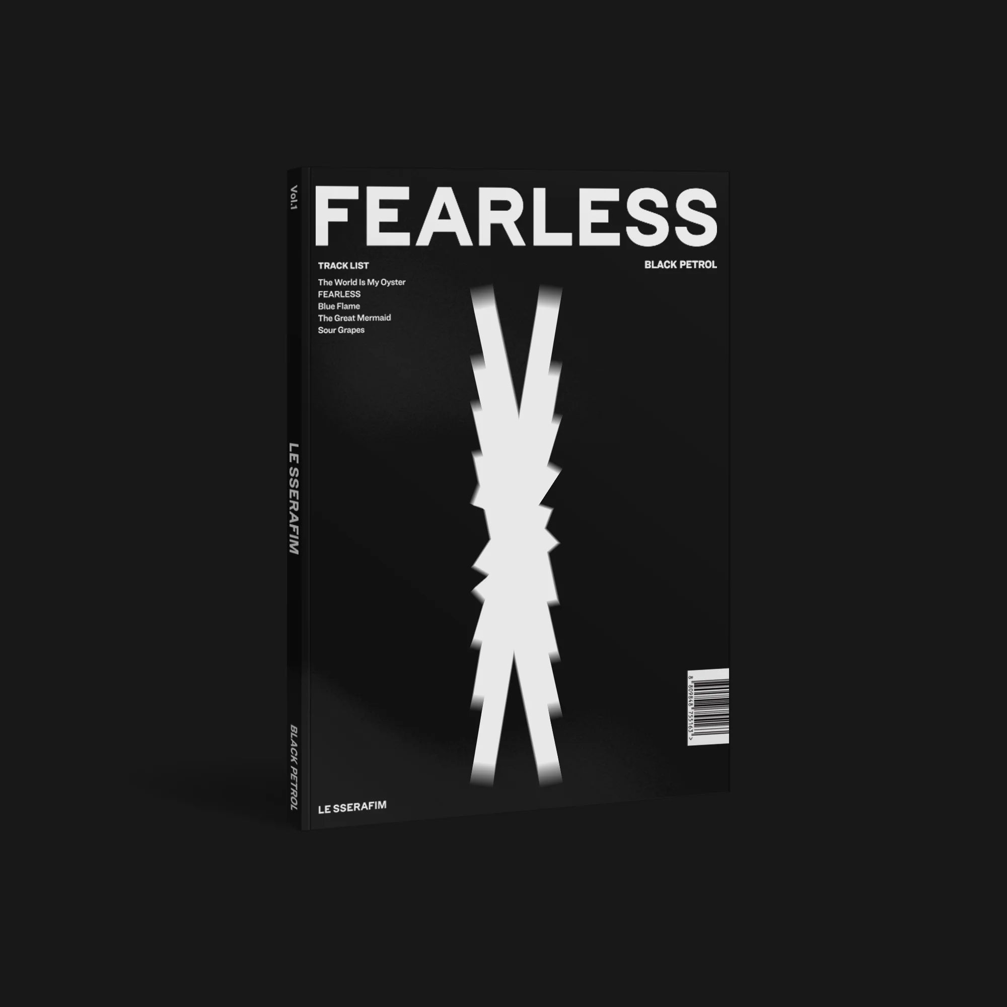 LE SSERAFIM - 1st Mini Album 'Fearless' (Black Petrol Ver.)