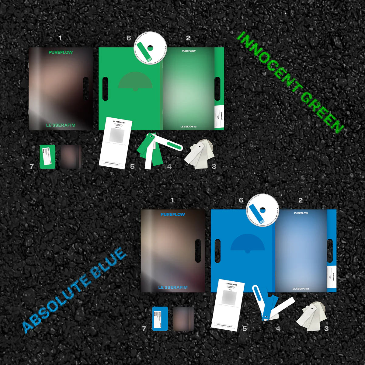 LE SSERAFIM - The 2nd Studio Album ‘PUREFLOW’ pt.1 (COMPACT ver.)