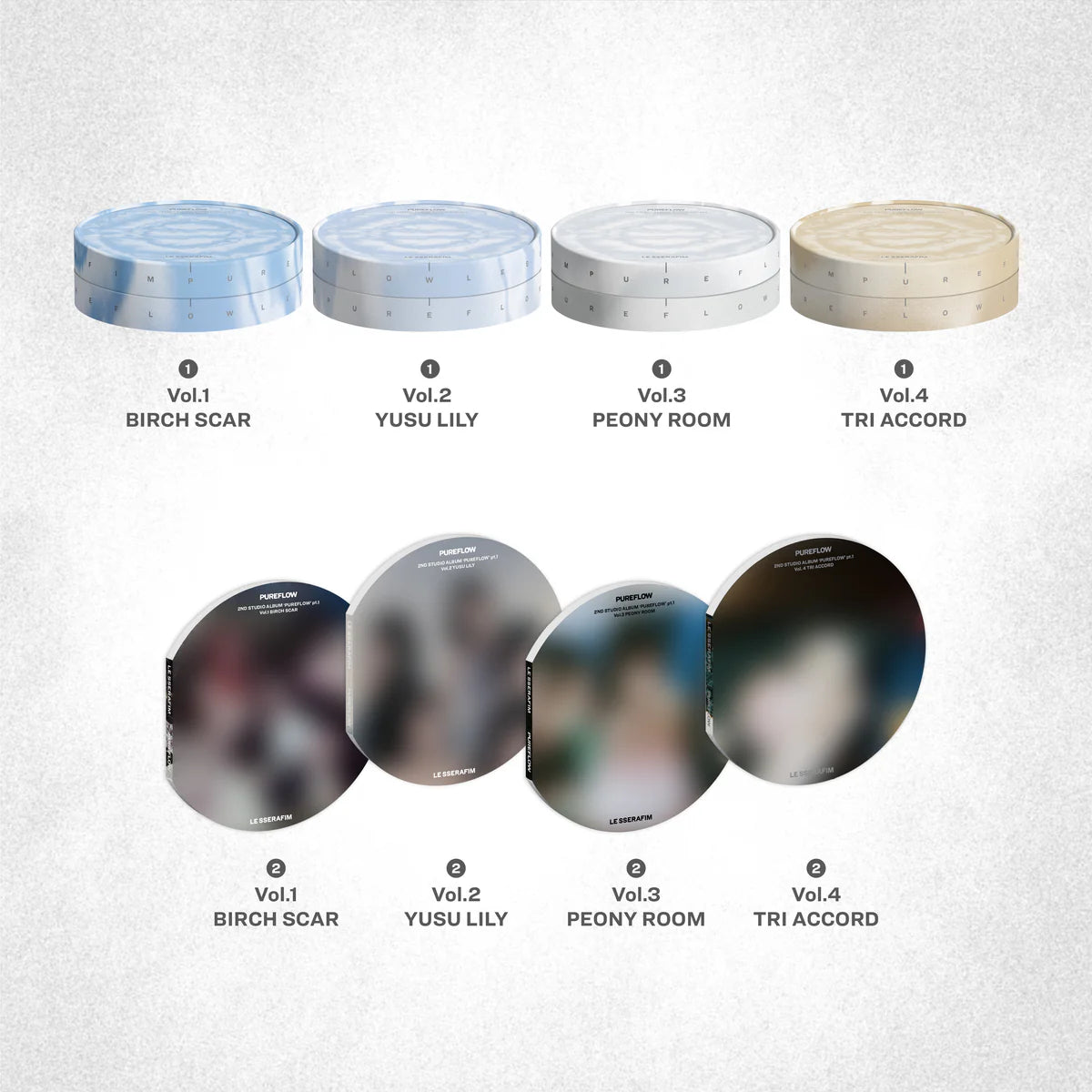 LE SSERAFIM - The 2nd Studio Album ‘PUREFLOW’ pt.1 (TRI ACCORD)