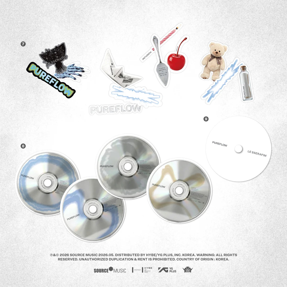 LE SSERAFIM - The 2nd Studio Album ‘PUREFLOW’ pt.1 (TRI ACCORD)