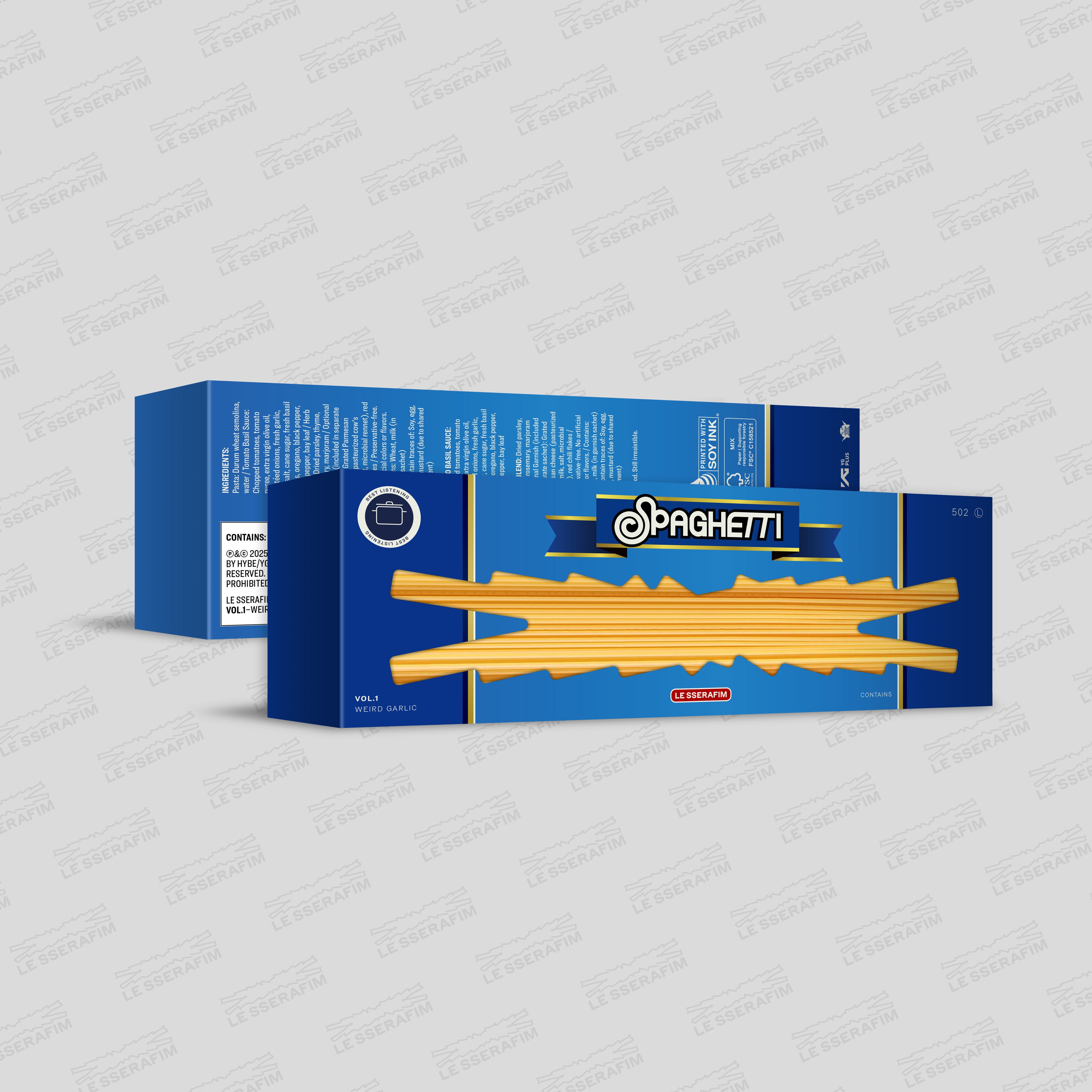 LE SSERAFIM - 1st Single Album 'SPAGHETTI' [WEIRD GARLIC]