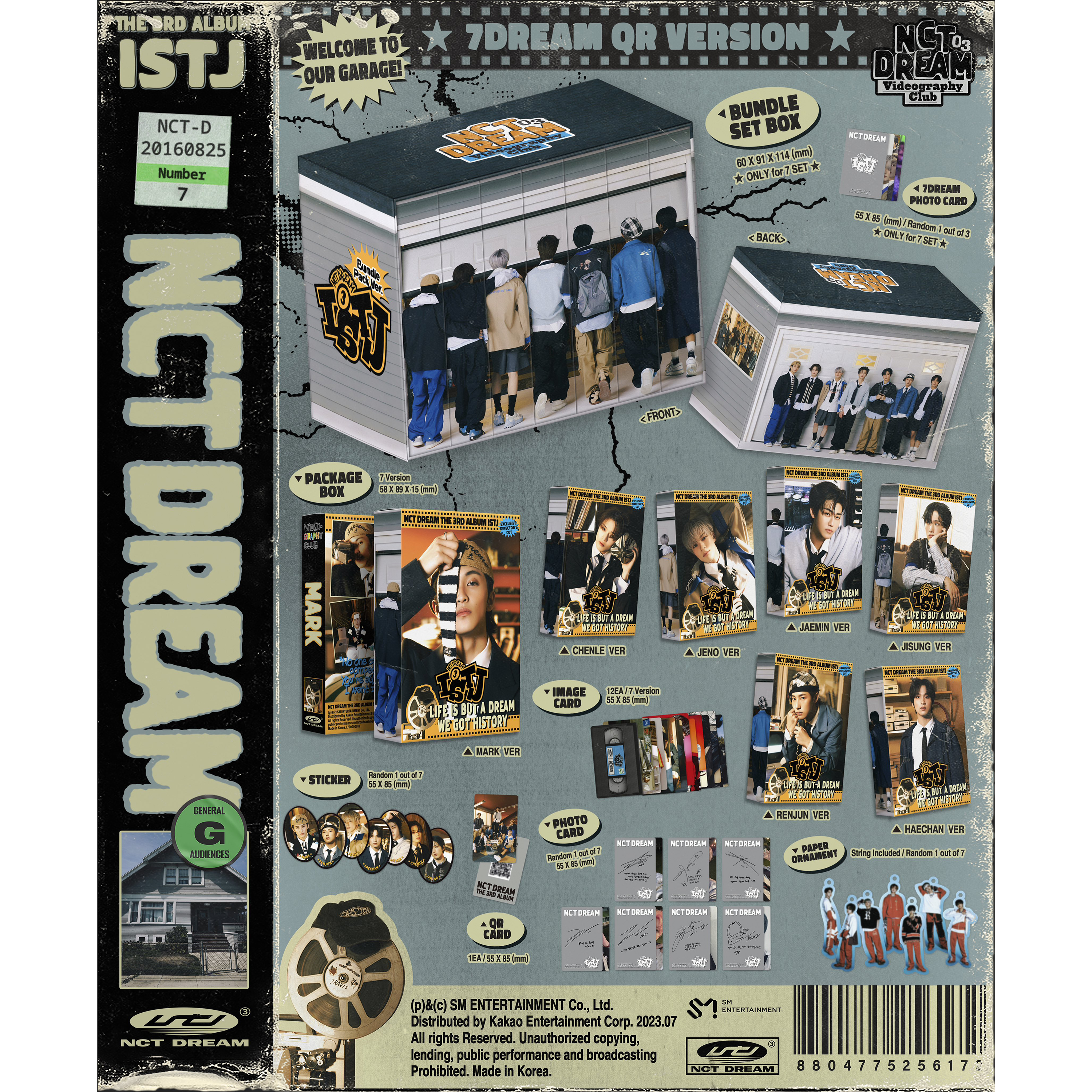 NCT DREAM - The 3rd Album 'ISTJ' (7DREAM QR Ver.)