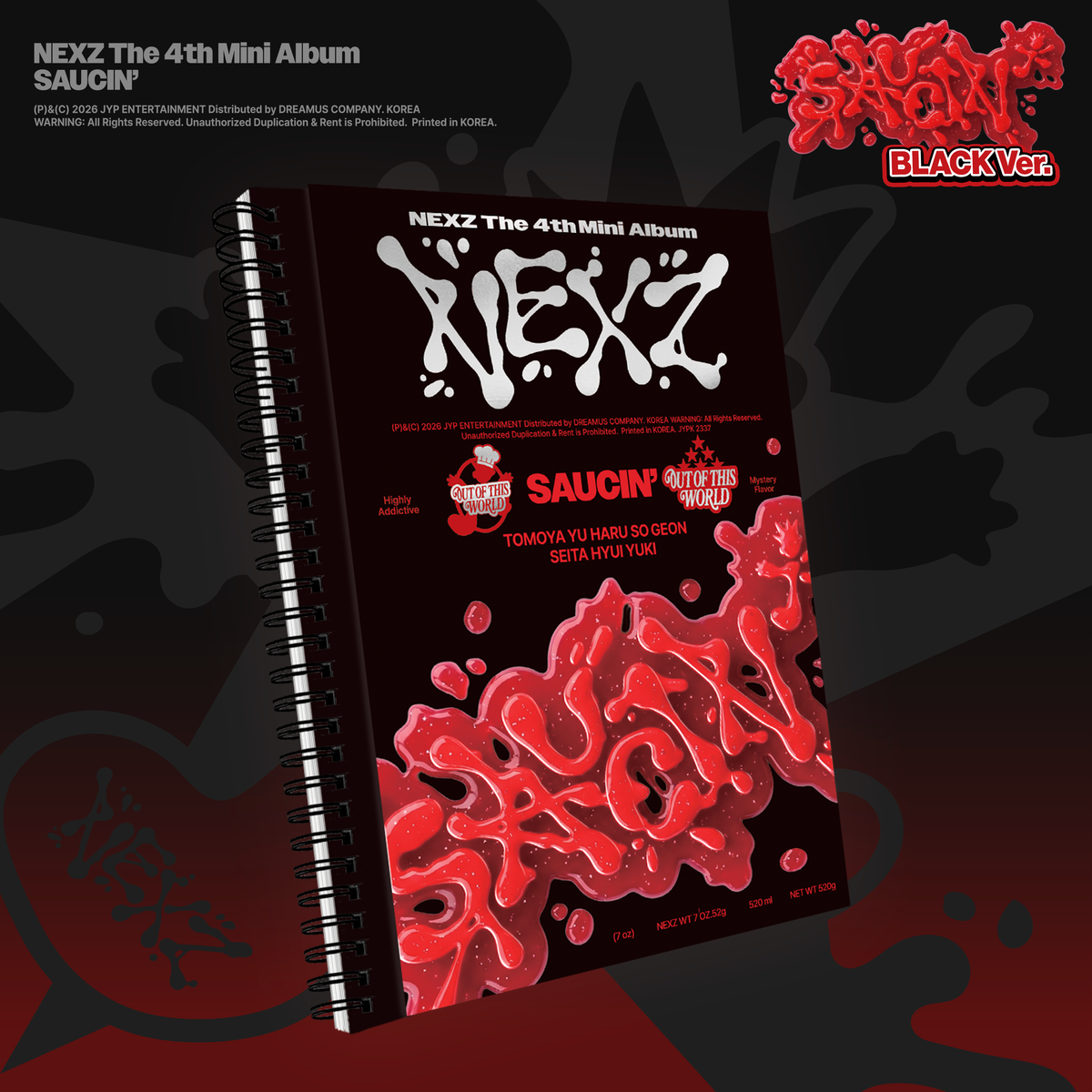 NEXZ - SAUCIN’ (BLACK VER.)