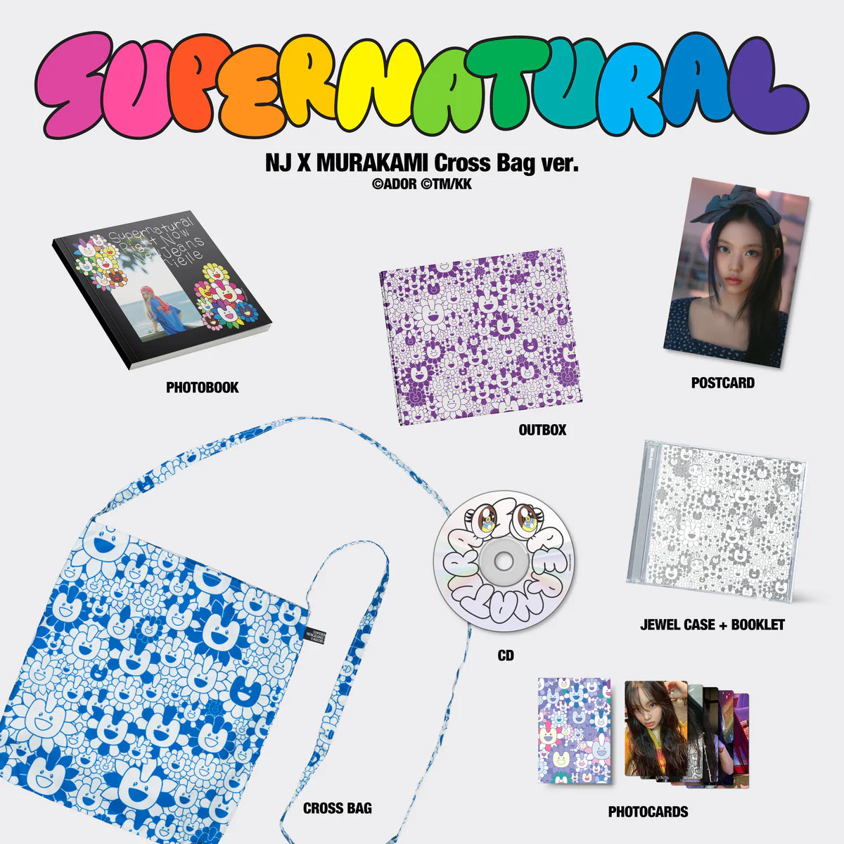 NewJeans - 'Supernatural' NJ X MURAKAMI (Cross Bag ver.)