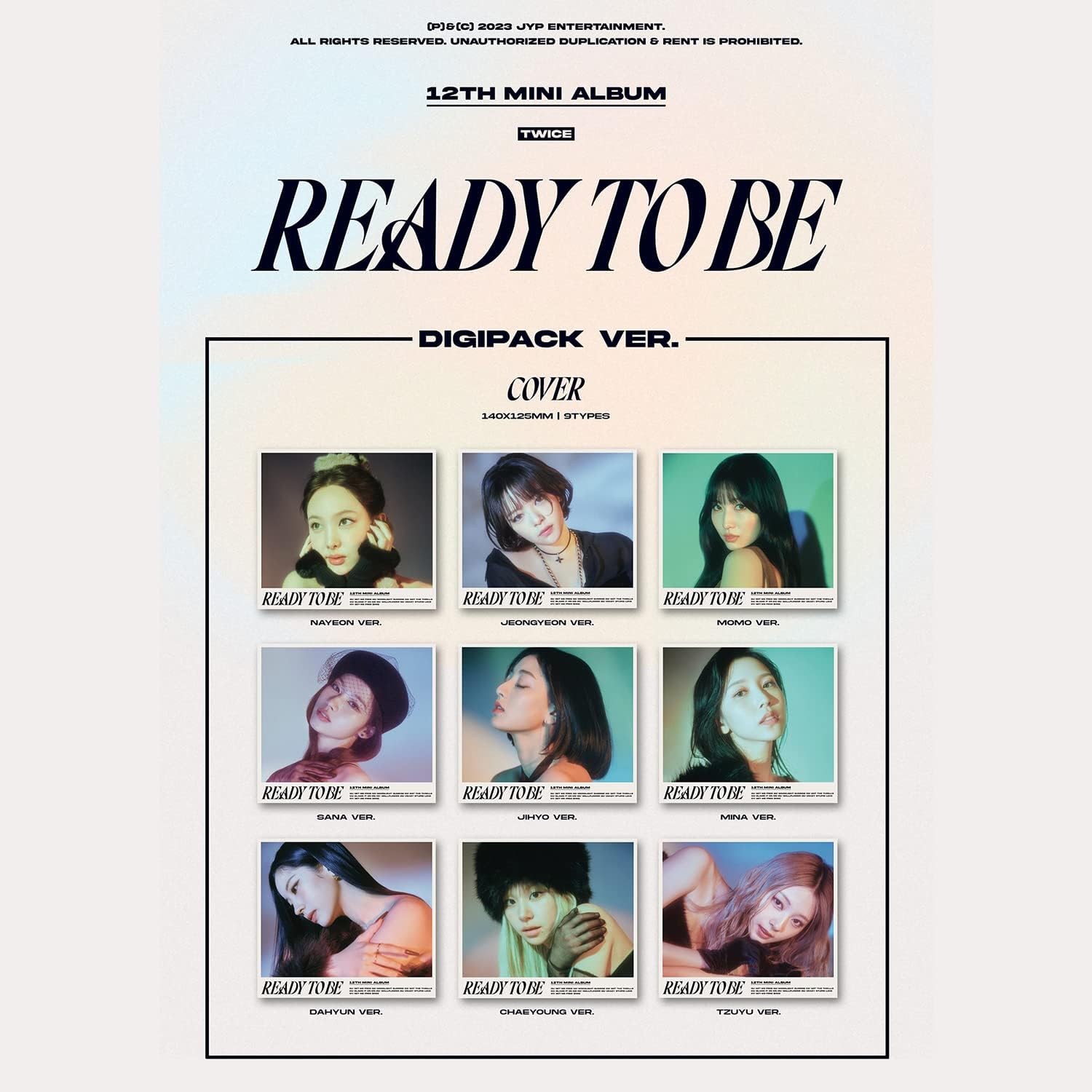 TWICE - READY TO BE (DIGIPACK VER.)