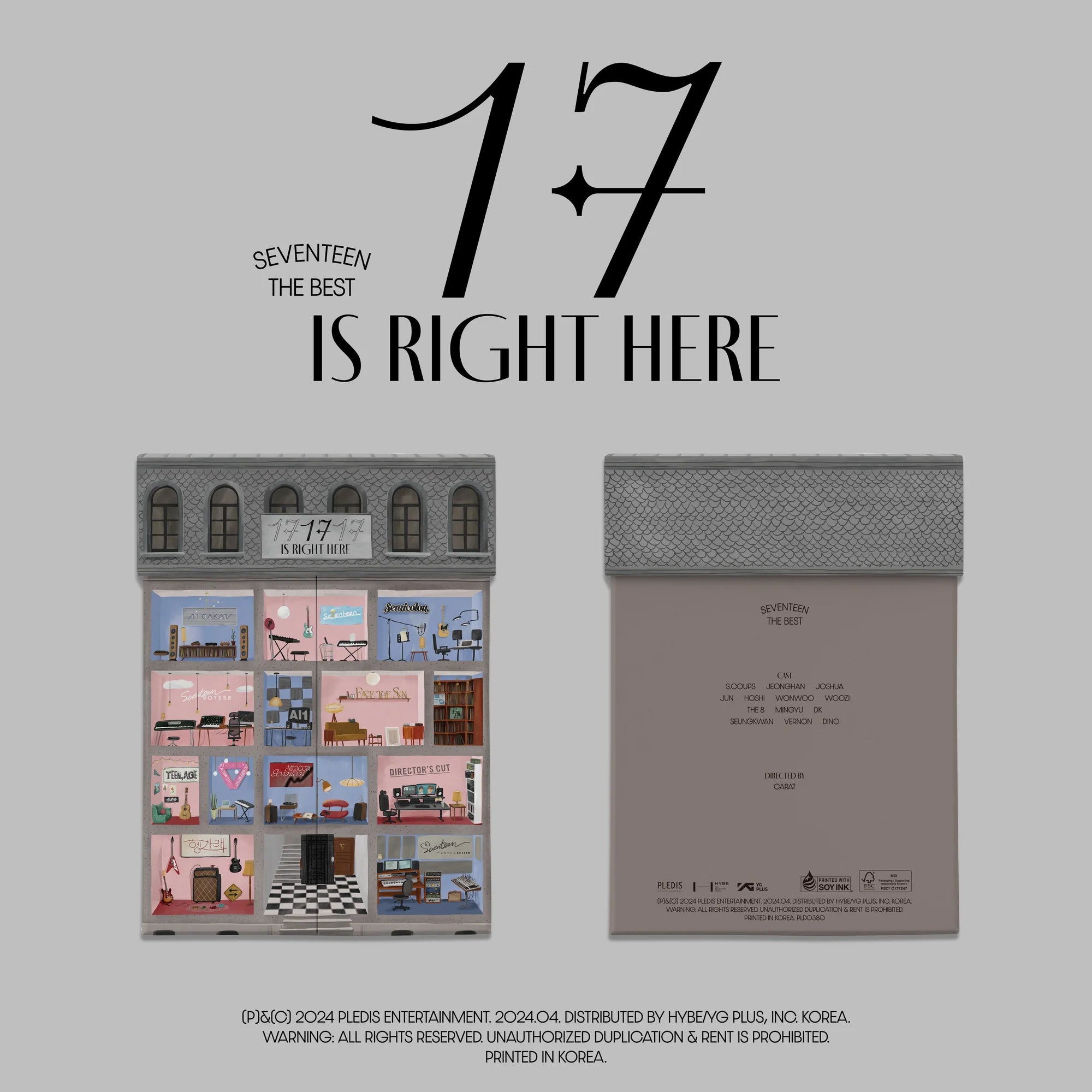 SEVENTEEN - BEST ALBUM '17 IS RIGHT HERE' (HEAR VER.)