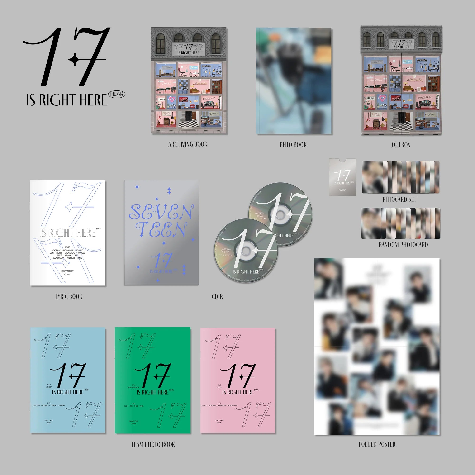 SEVENTEEN - BEST ALBUM '17 IS RIGHT HERE' (HEAR VER.)