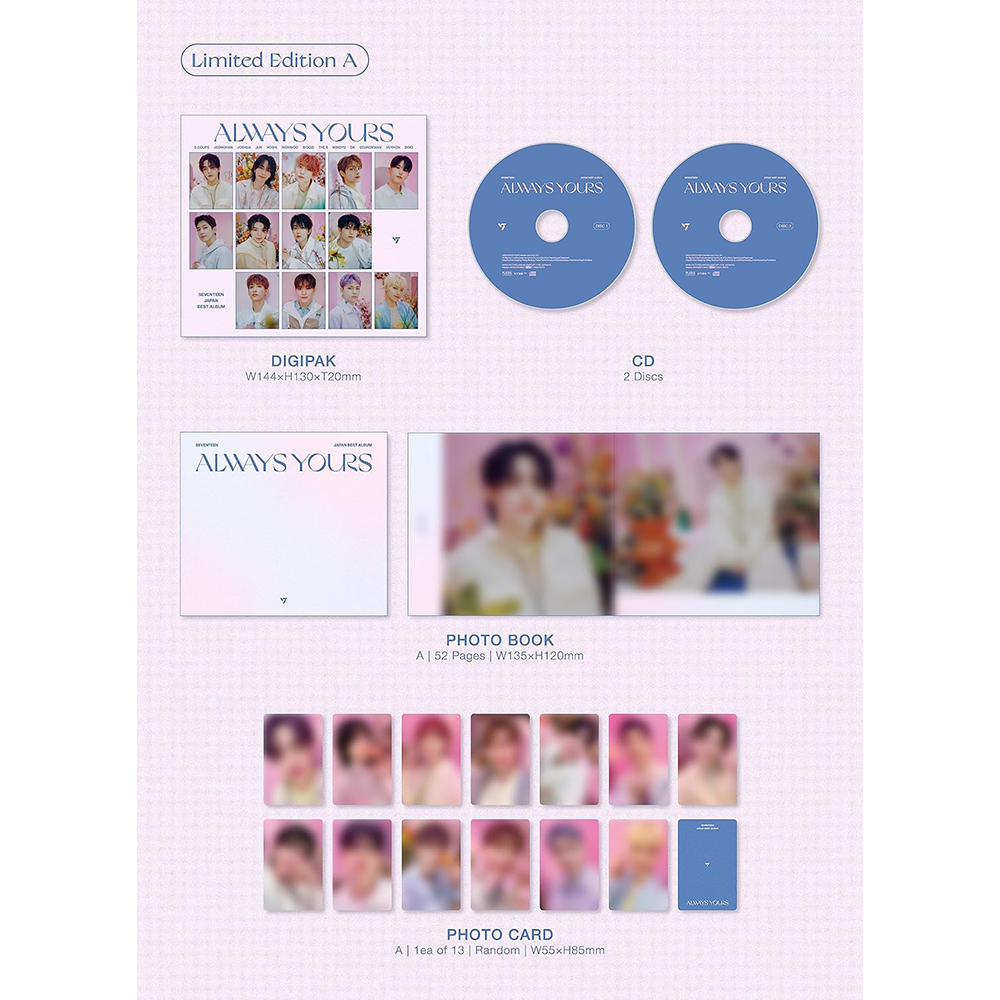 SEVENTEEN - JAPAN BEST ALBUM 'ALWAYS YOURS' (ÉDITION LIMITÉE A)