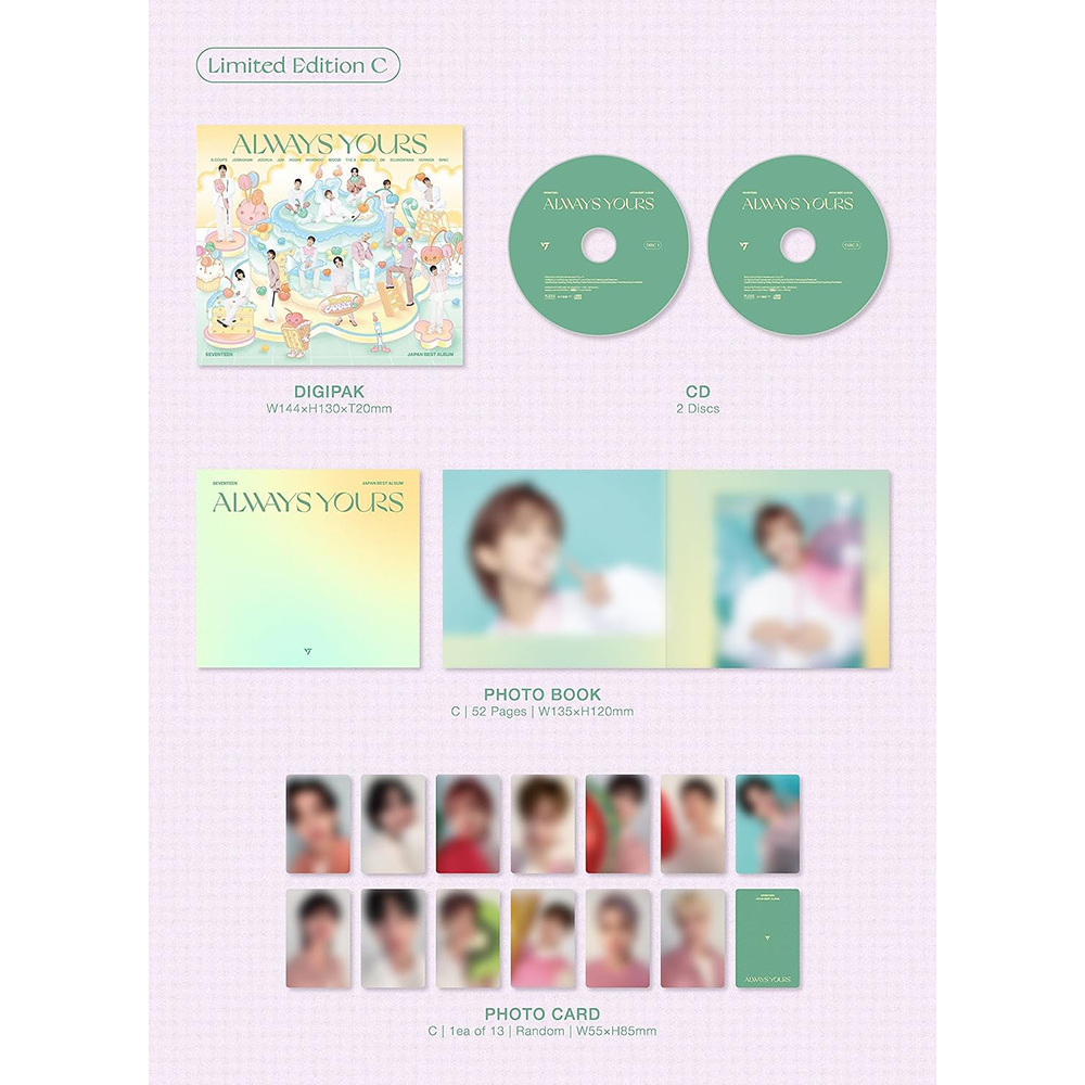 SEVENTEEN - JAPAN BEST ALBUM 'ALWAYS YOURS' (ÉDITION LIMITÉE C)