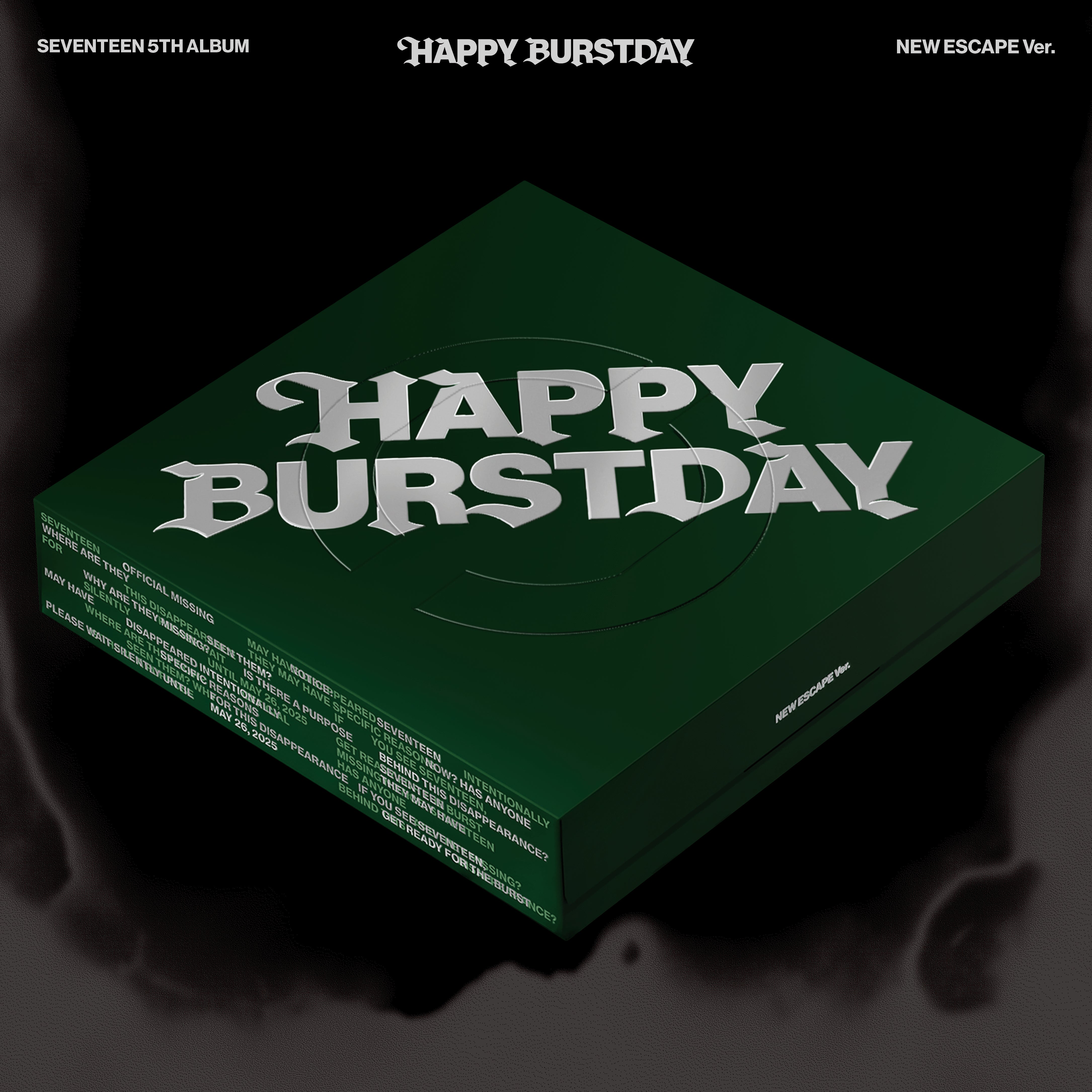 SEVENTEEN - SEVENTEEN 5th Album ‘HAPPY BURSTDAY’ (NEW ESCAPE Ver.)