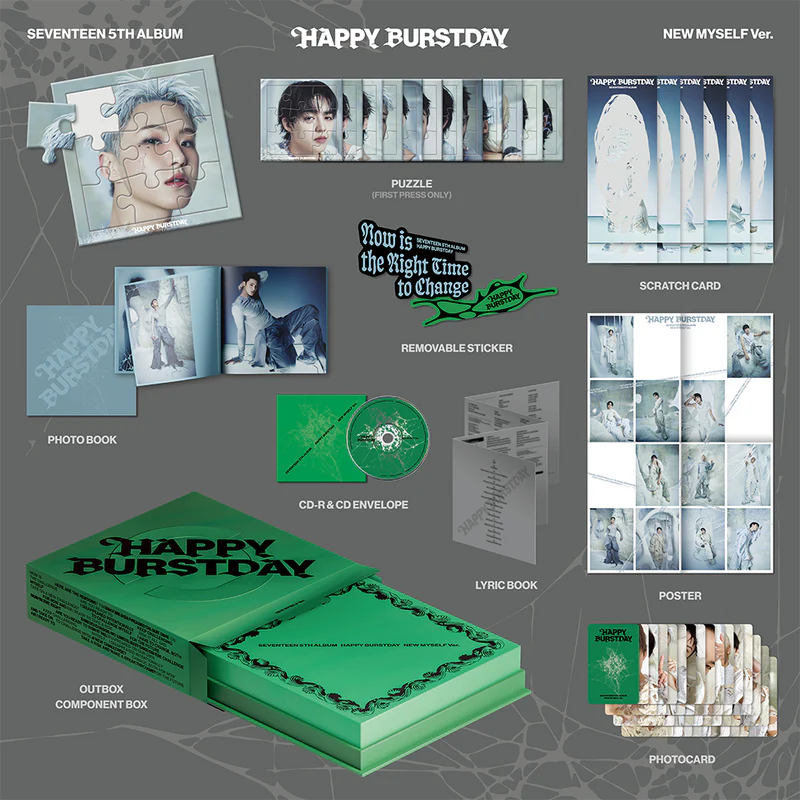 SEVENTEEN - SEVENTEEN 5th Album ‘HAPPY BURSTDAY’ (NEW MYSELF Ver.)