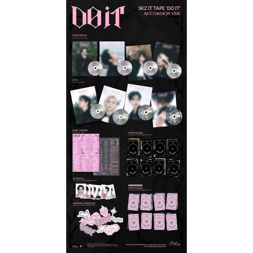 Stray Kids - SKZ IT TAPE 'DO IT' (ACCORDION Version) - Coffret CD