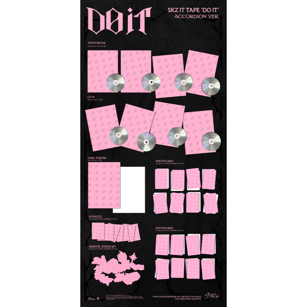 Stray Kids - SKZ IT TAPE 'DO IT' (ACCORDION Version) - Coffret CD