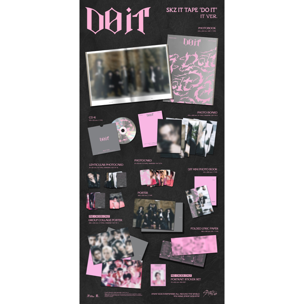 Stray Kids - SKZ IT TAPE 'DO IT' (IT Version) - Coffret CD