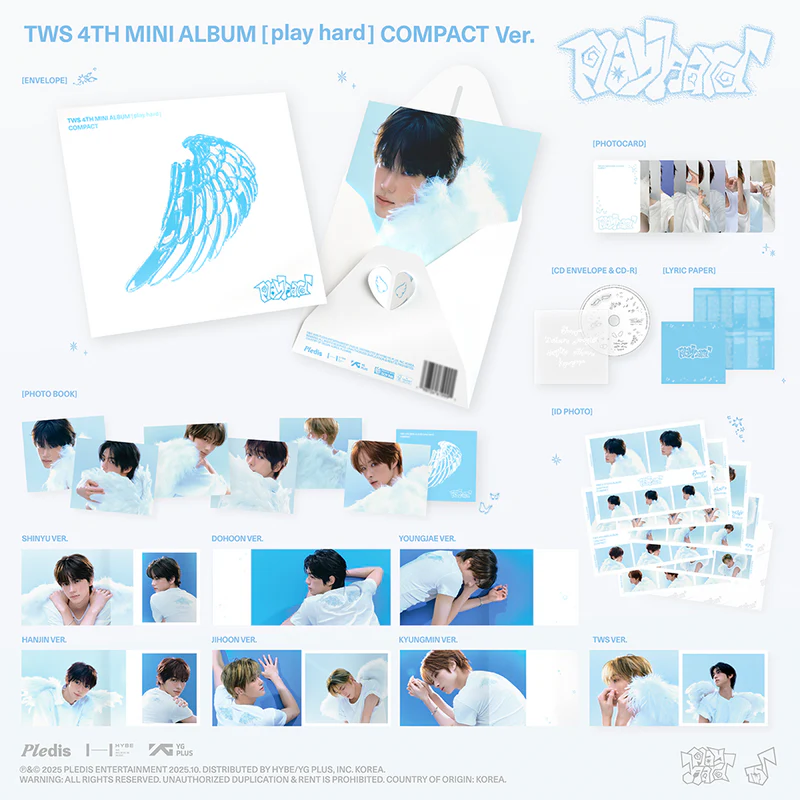 TWS - 4th Mini Album ‘play hard’ (COMPACT Ver.)