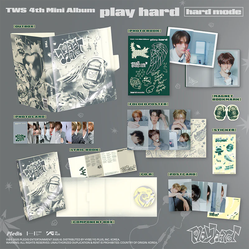 TWS - 4th Mini Album ‘play hard’ (hard mode)