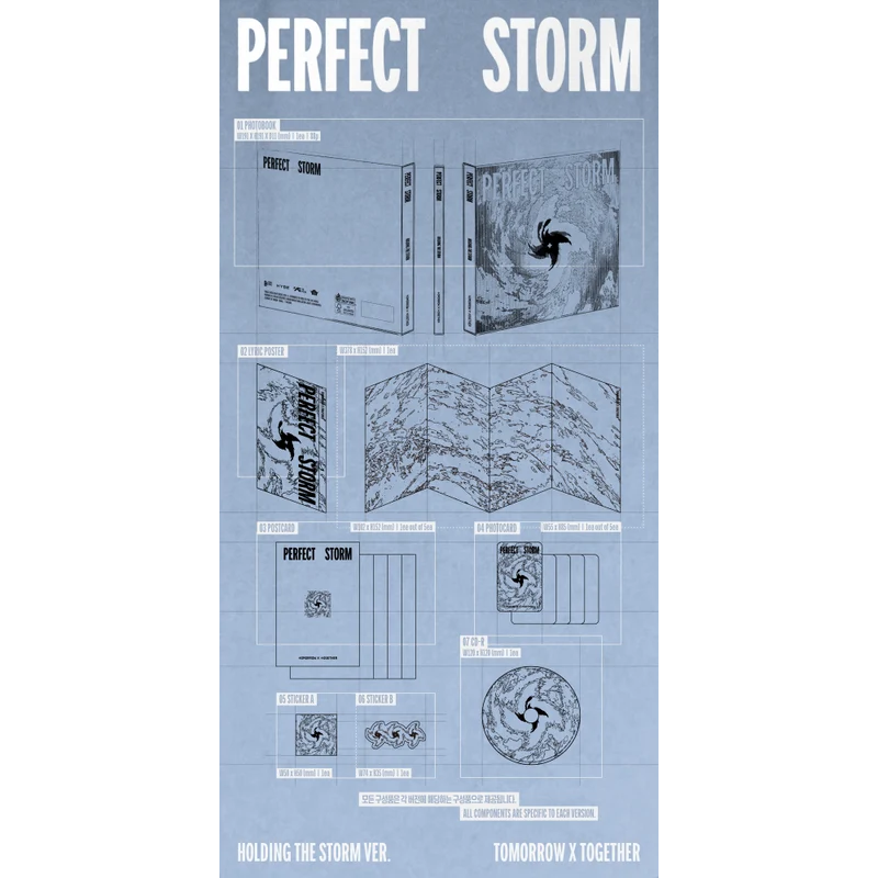 TOMORROW x TOGETHER - PERFECT STORM (HOLDING THE STORM Ver.)