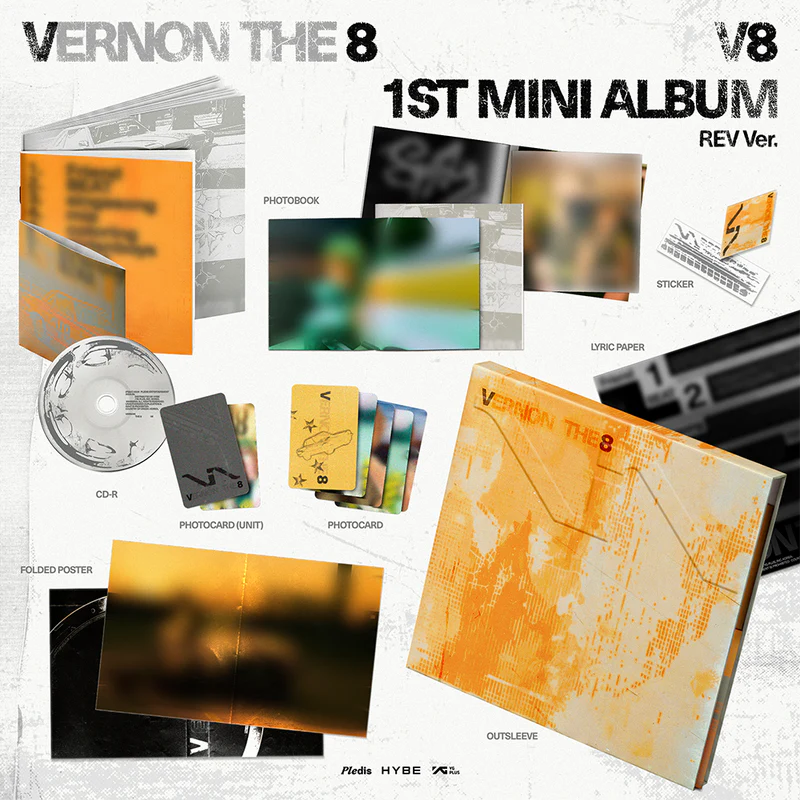 THE 8, VERNON - V8 1st Mini Album 'V8' (REV Ver.)