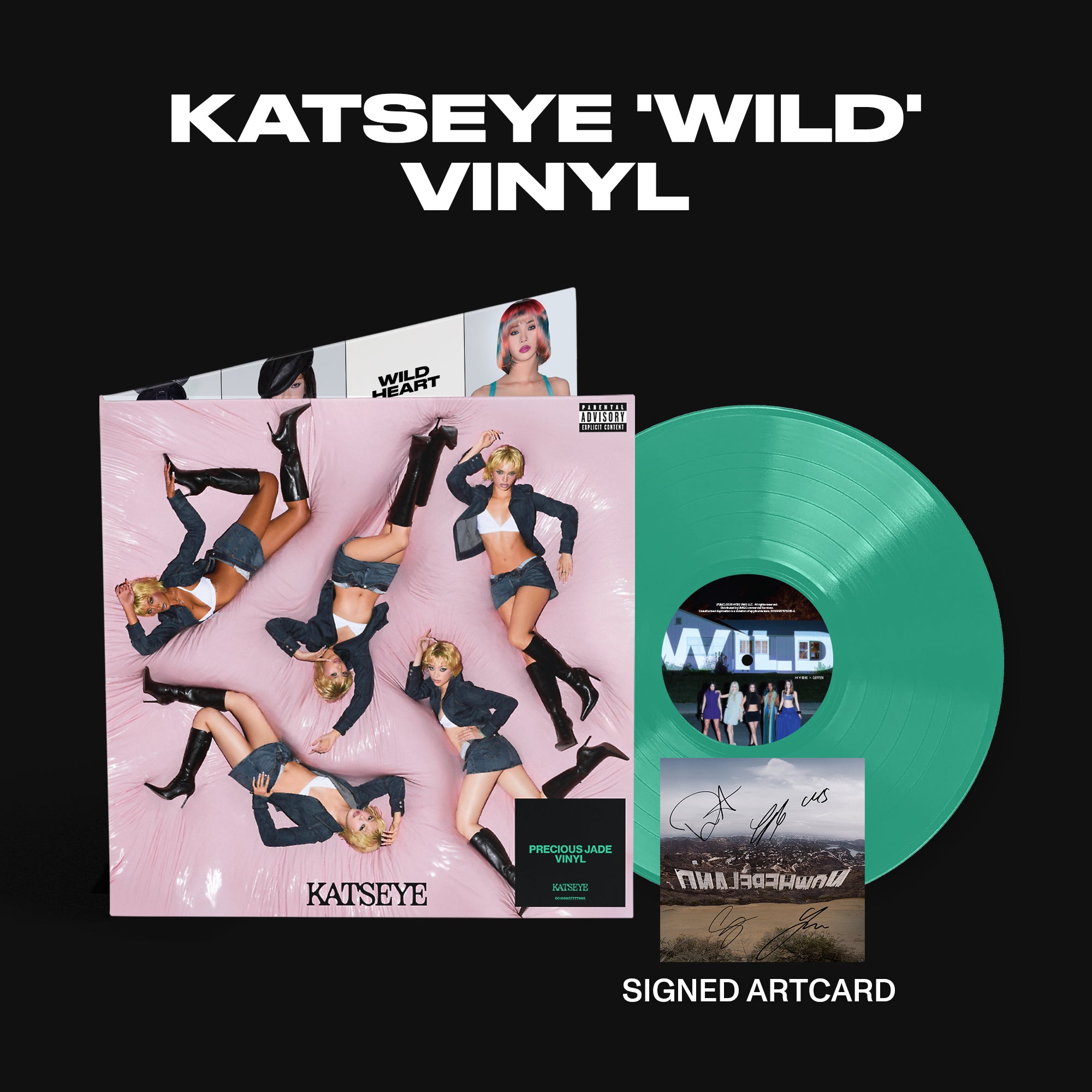 KATSEYE - WILD - Vinyle + Artcard dédicacée