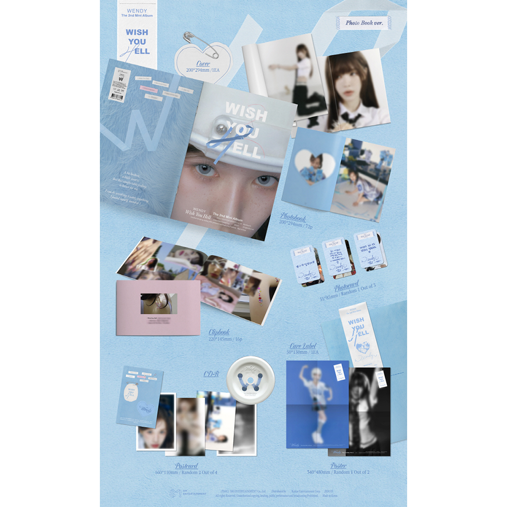 WENDY - The 2nd Mini Album 'Wish You Hell' (Photobook Ver.)