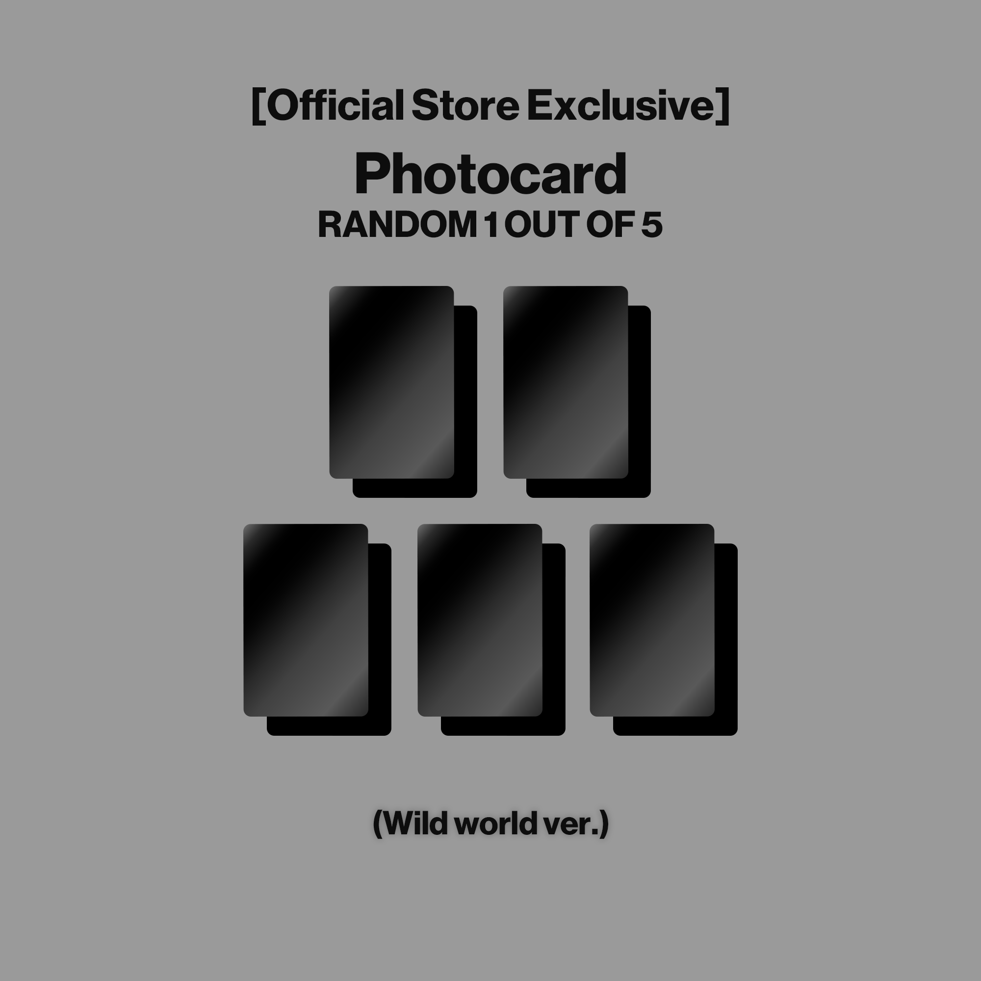 KATSEYE - WILD - Wild world ver. - CD Exclusivité store + Artcard dédicacée